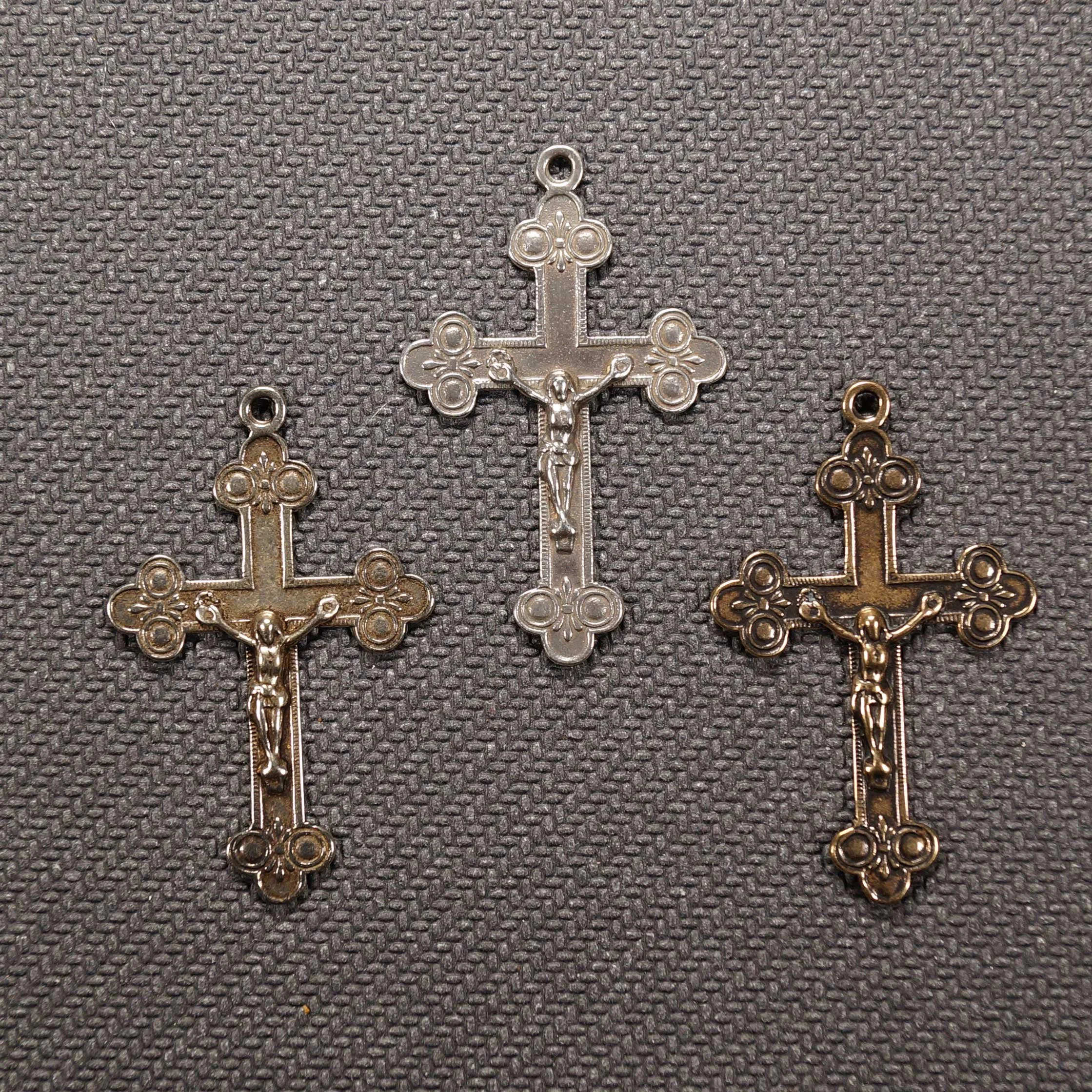 Circles & Bows Crucifix