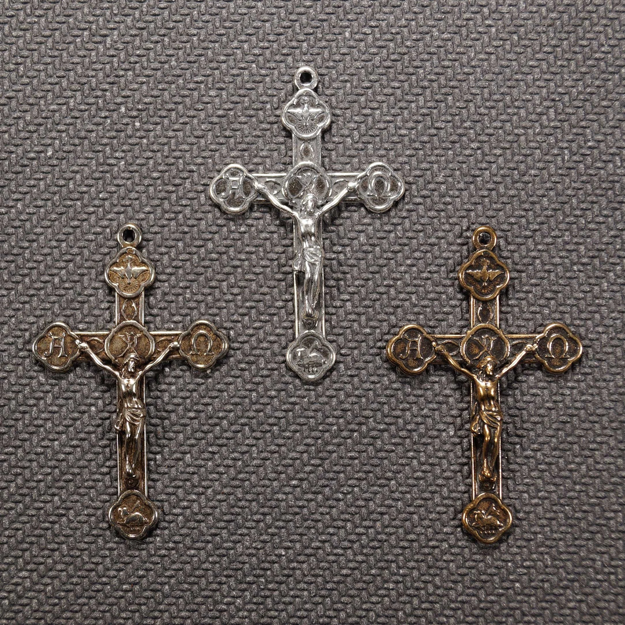Alpha &amp; Omega with the Lamb Crucifix