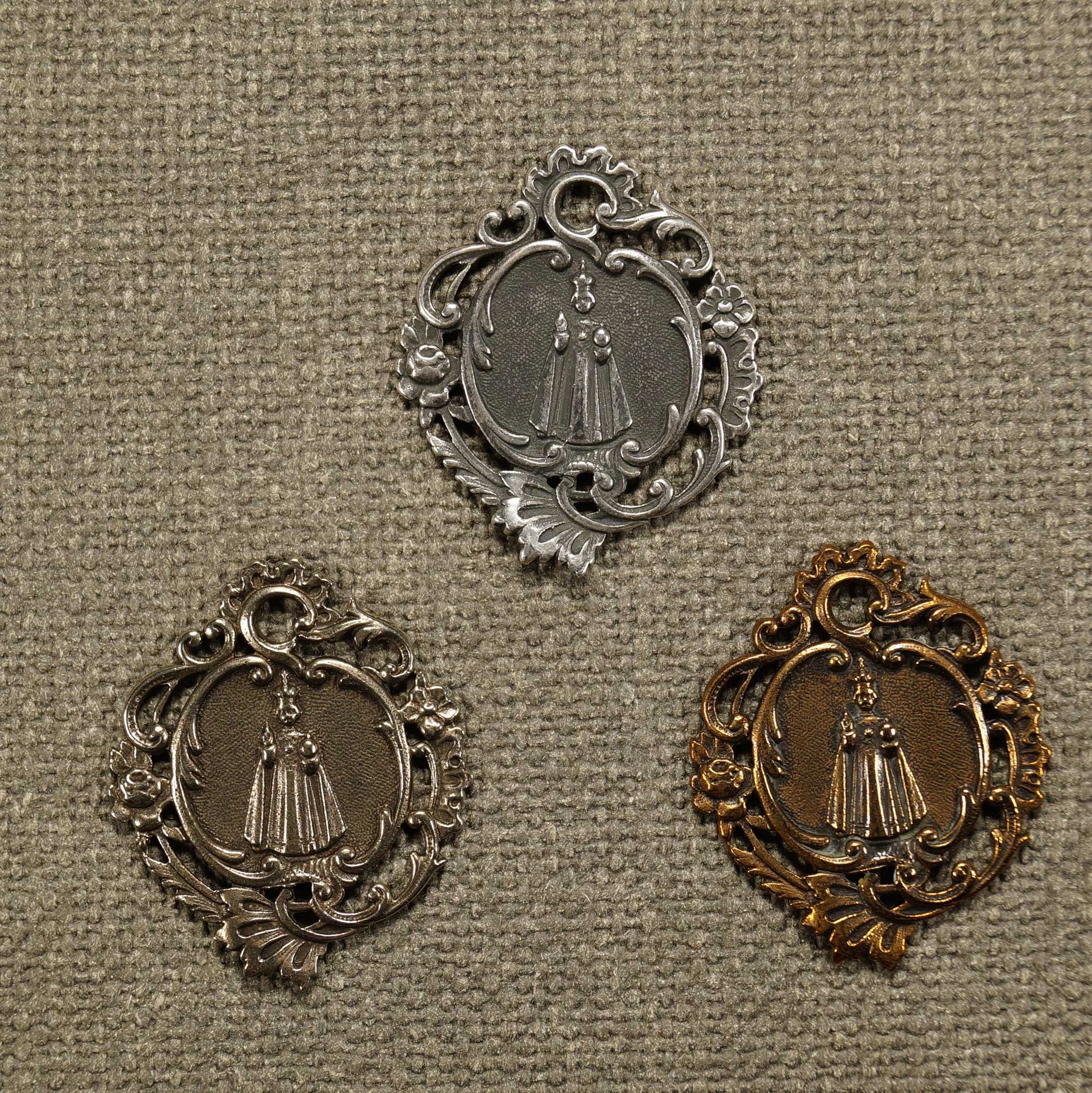 Rococo Infant of Prague Medal