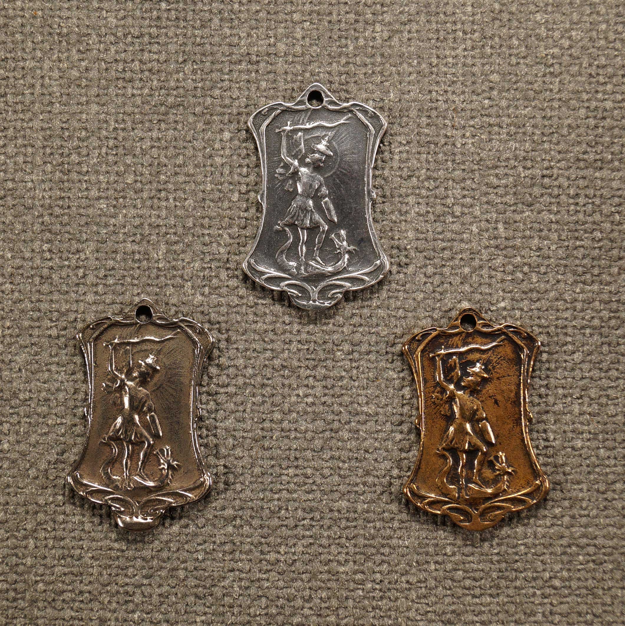 Cartouche St. Michael Medal