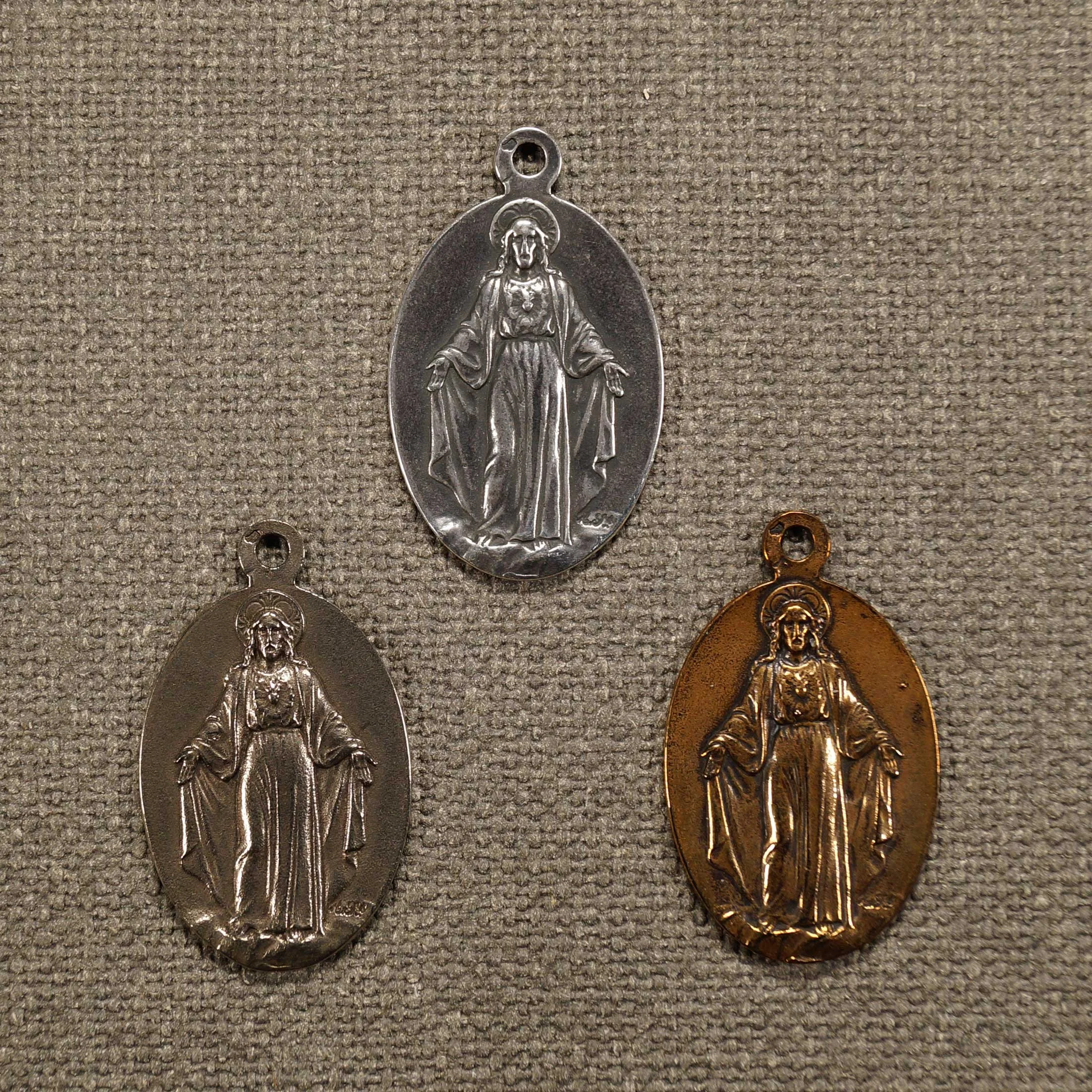 Sacred Heart with Host Medal