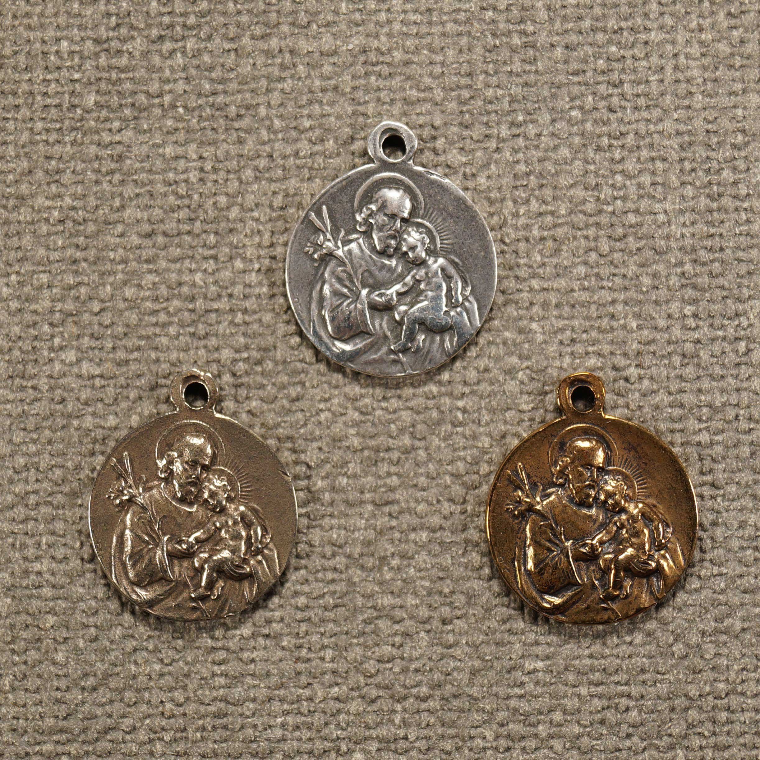 Small St. Joseph & Guardian Angel Medal