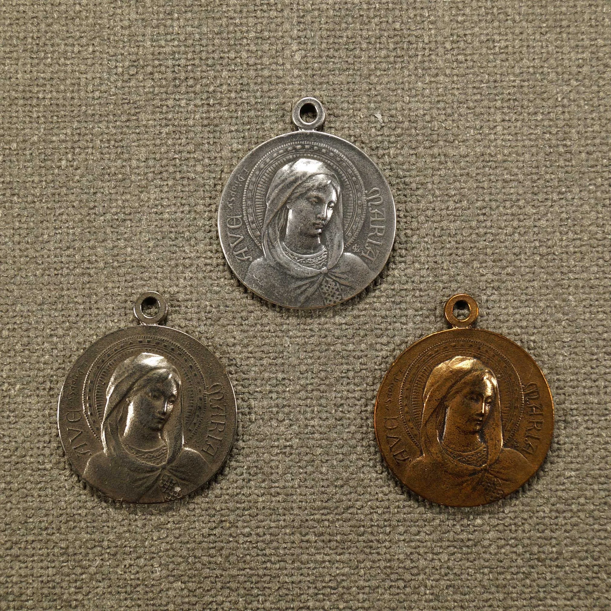 Ave Maria & Lourdes Medal
