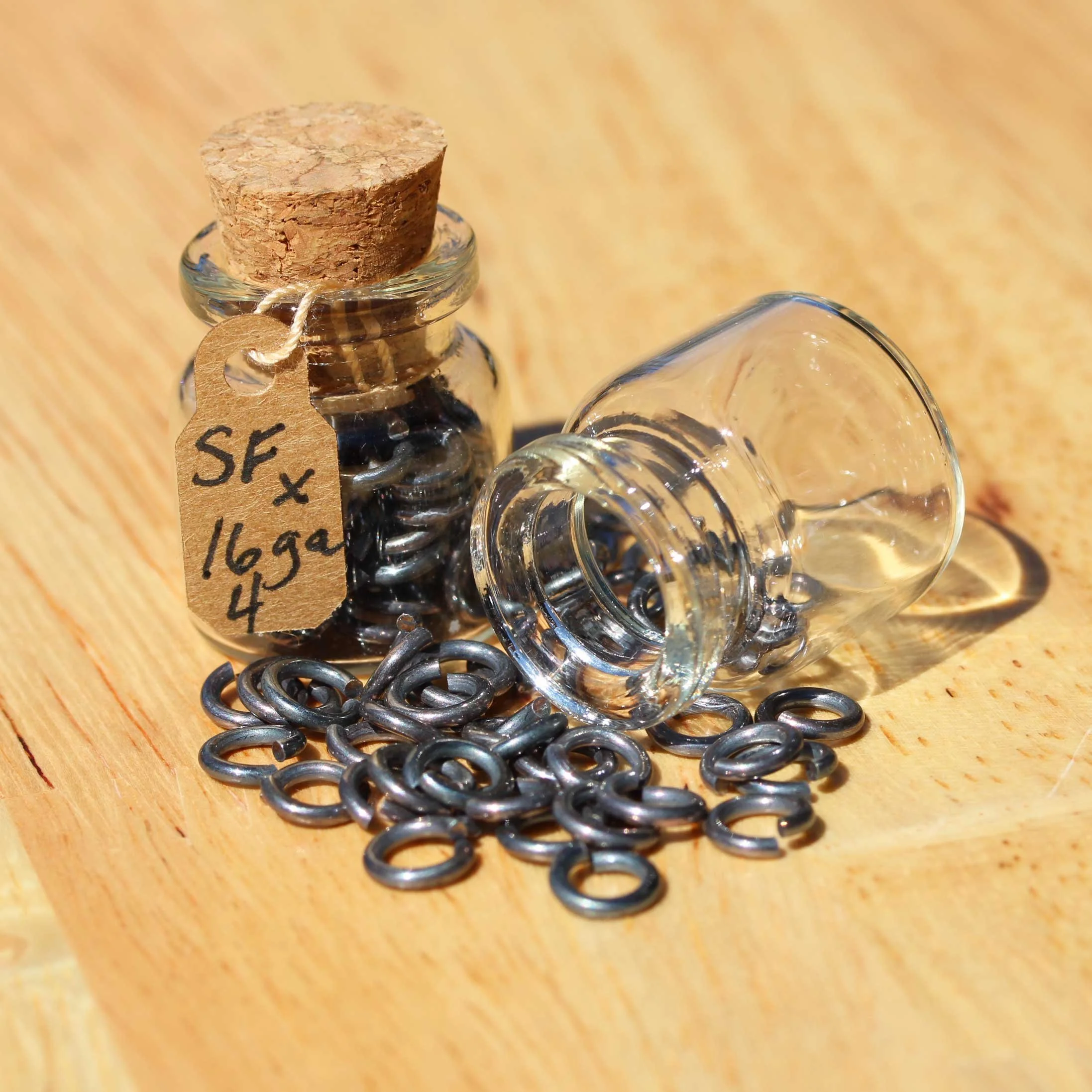16ga Oxidized Silver Filled Jump Rings
