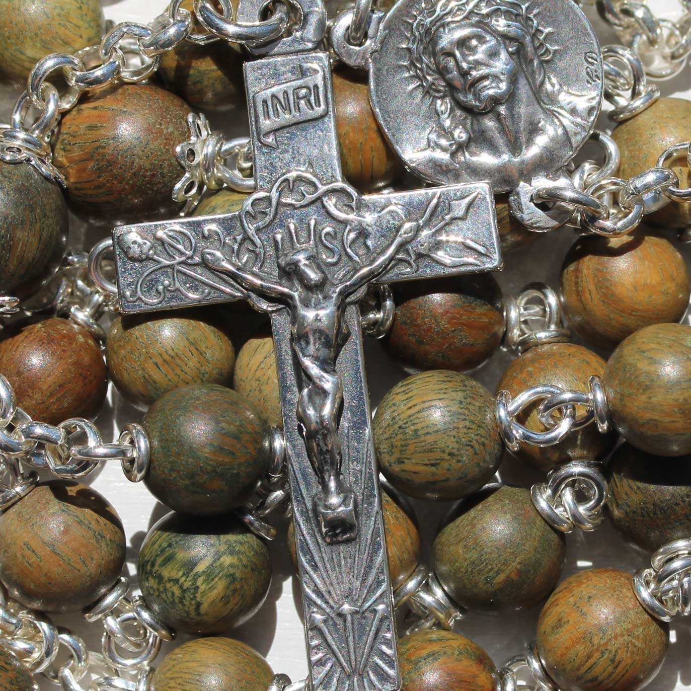 Green sandalwood Passion Rosary