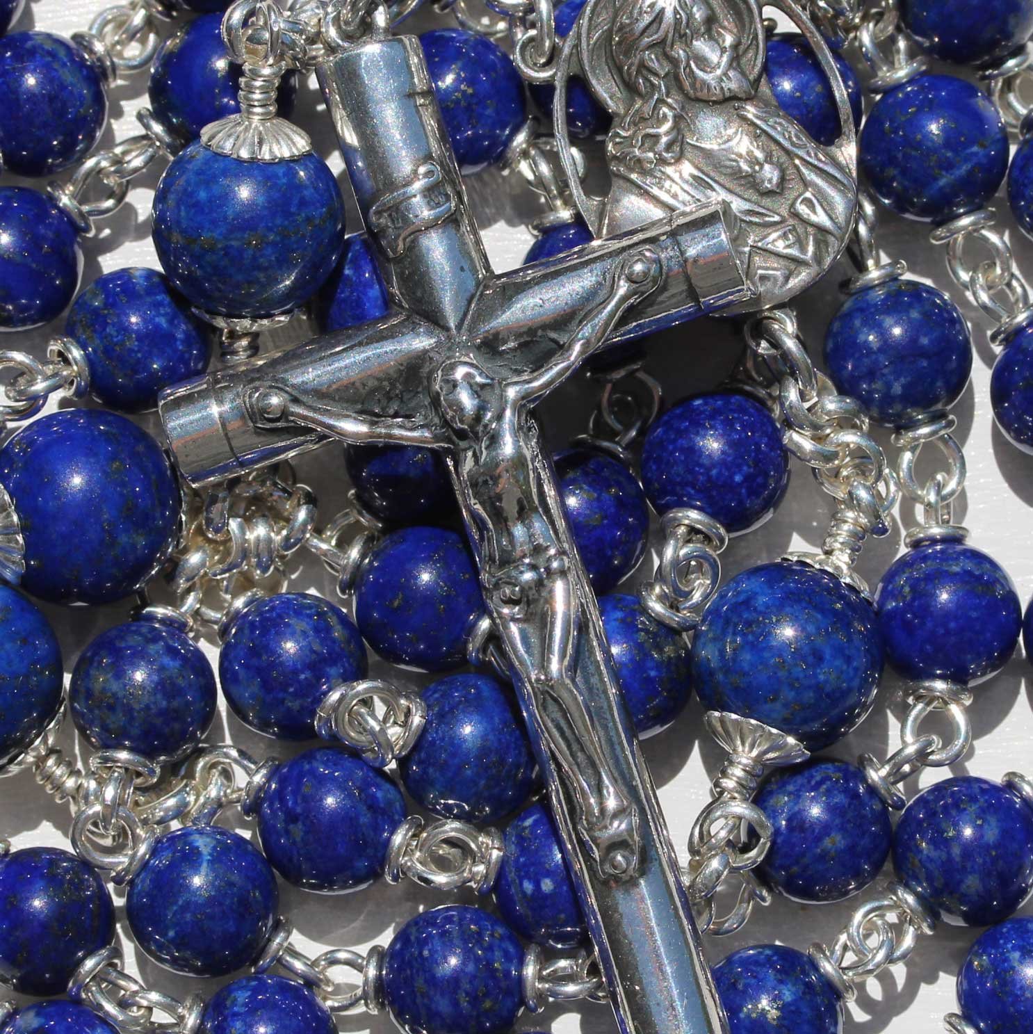 Ultramarine Lapis Lazuli Rosary