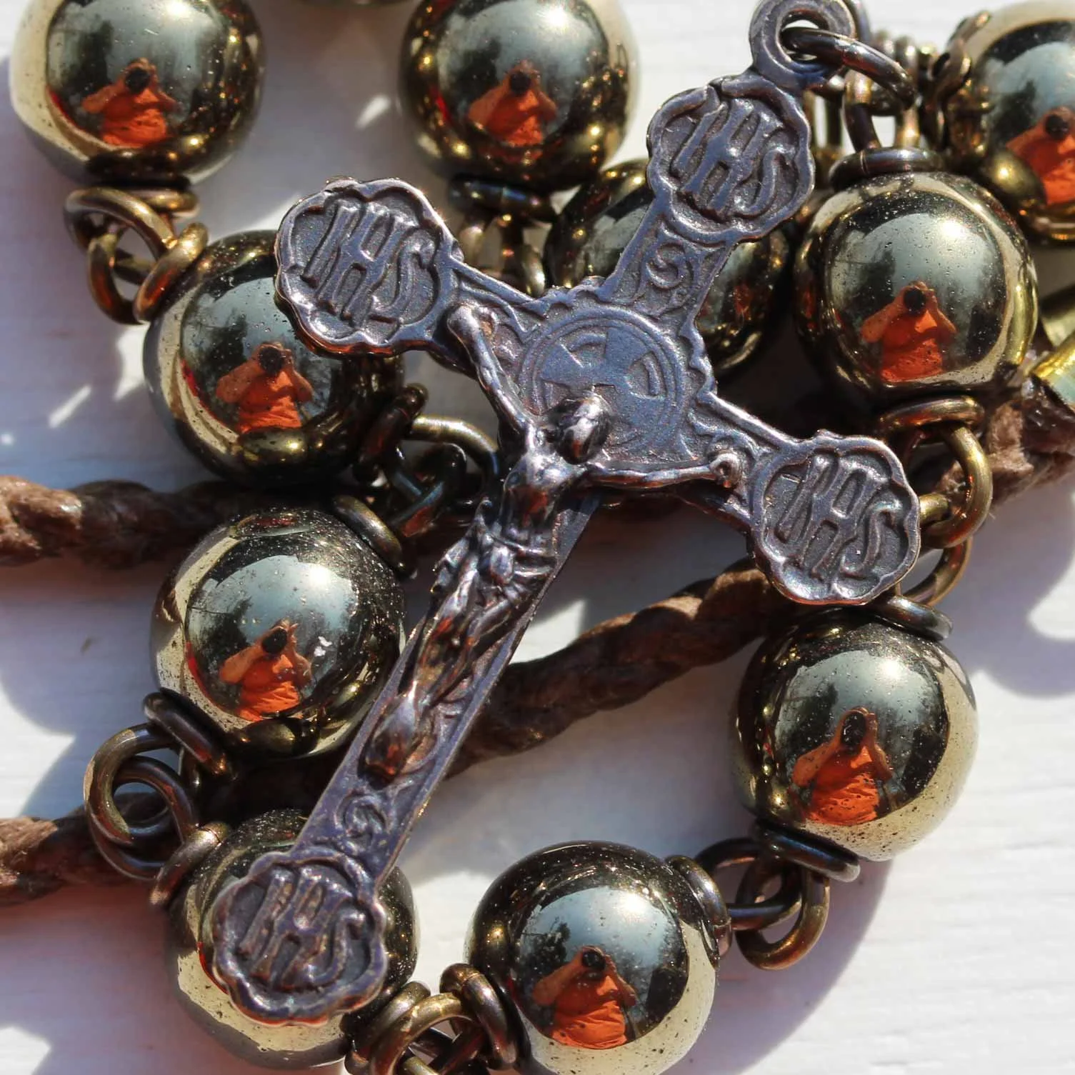 Polished Pyrite Strap Tenner