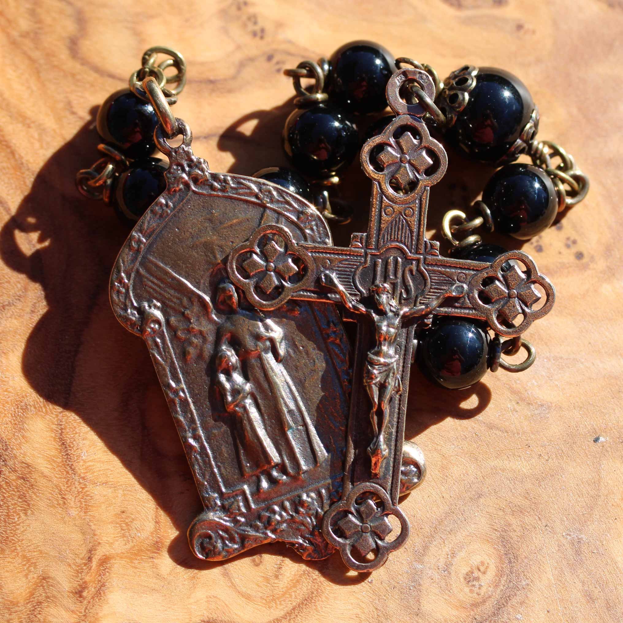 Black Onyx Guardian Angel Tenner