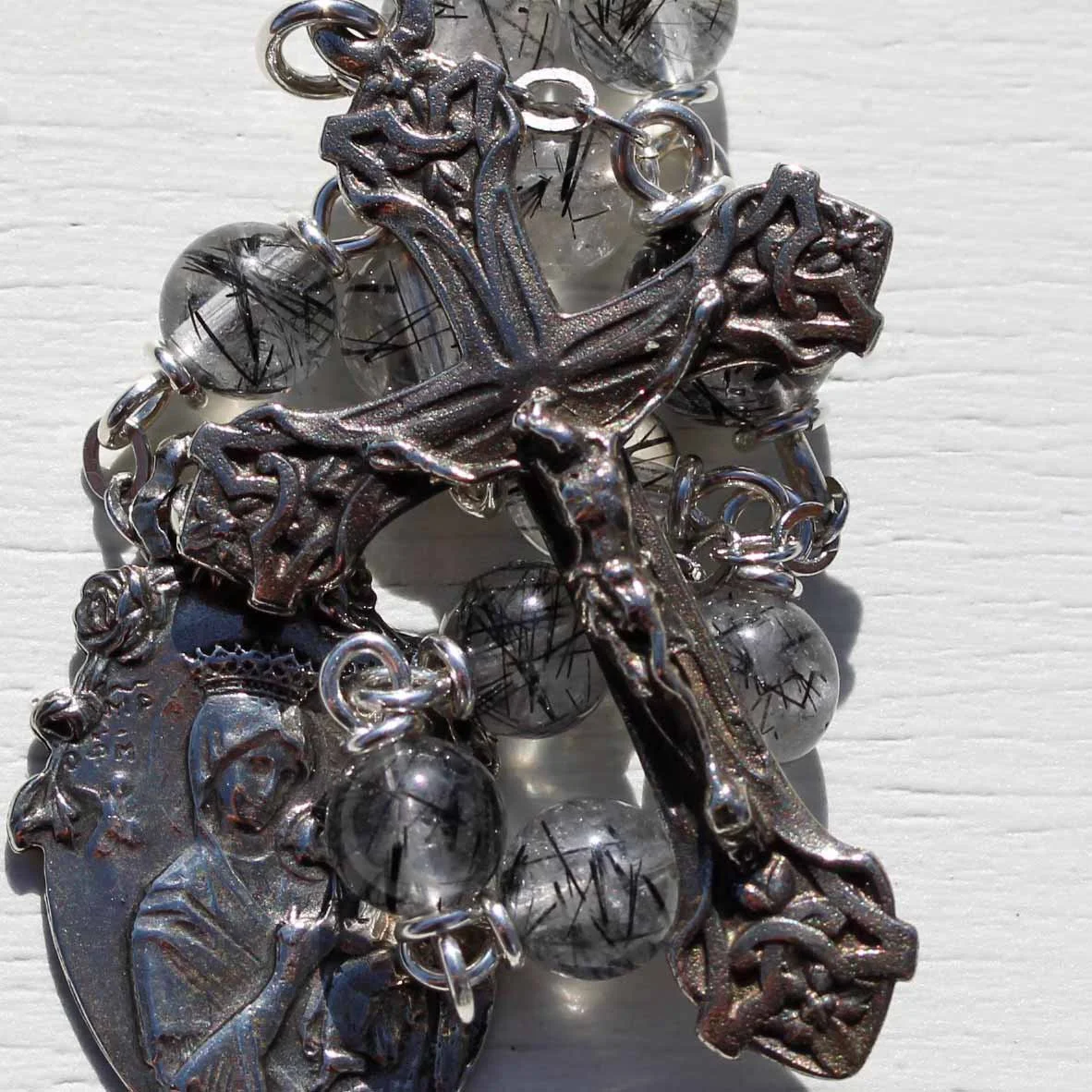 Black Rutilated Quartz Tenner