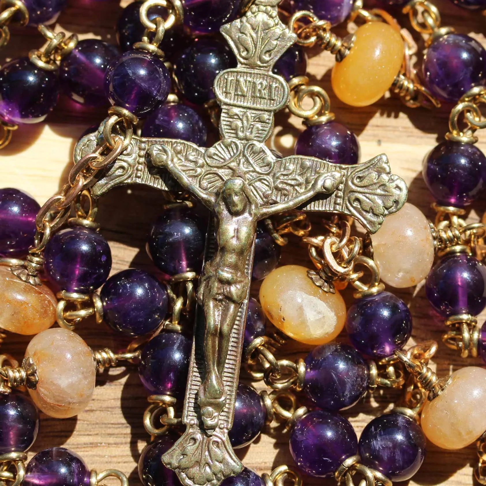 Royal Amethyst Rosary