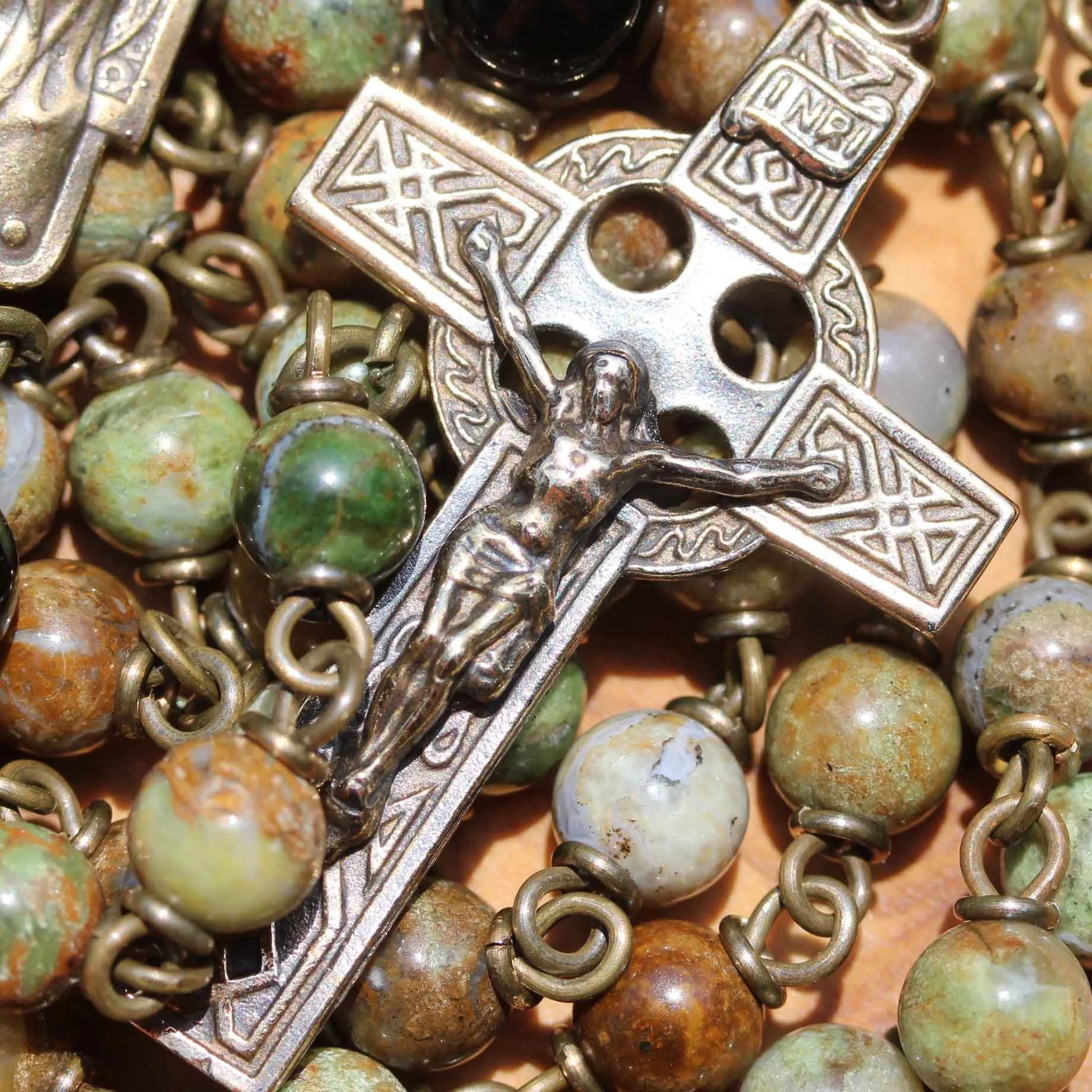 Madagascar Green Opal Rosary