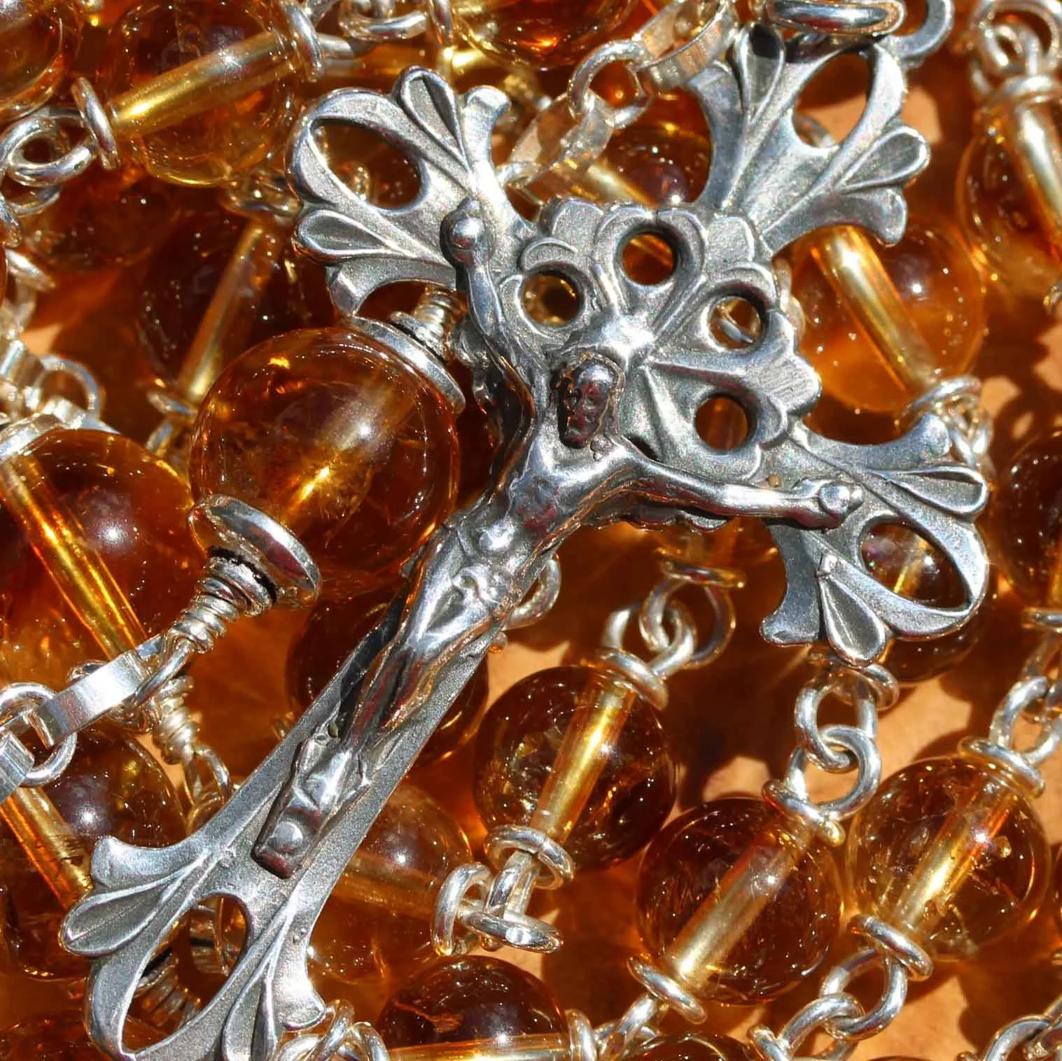 Honey Gold Citrine Rosary