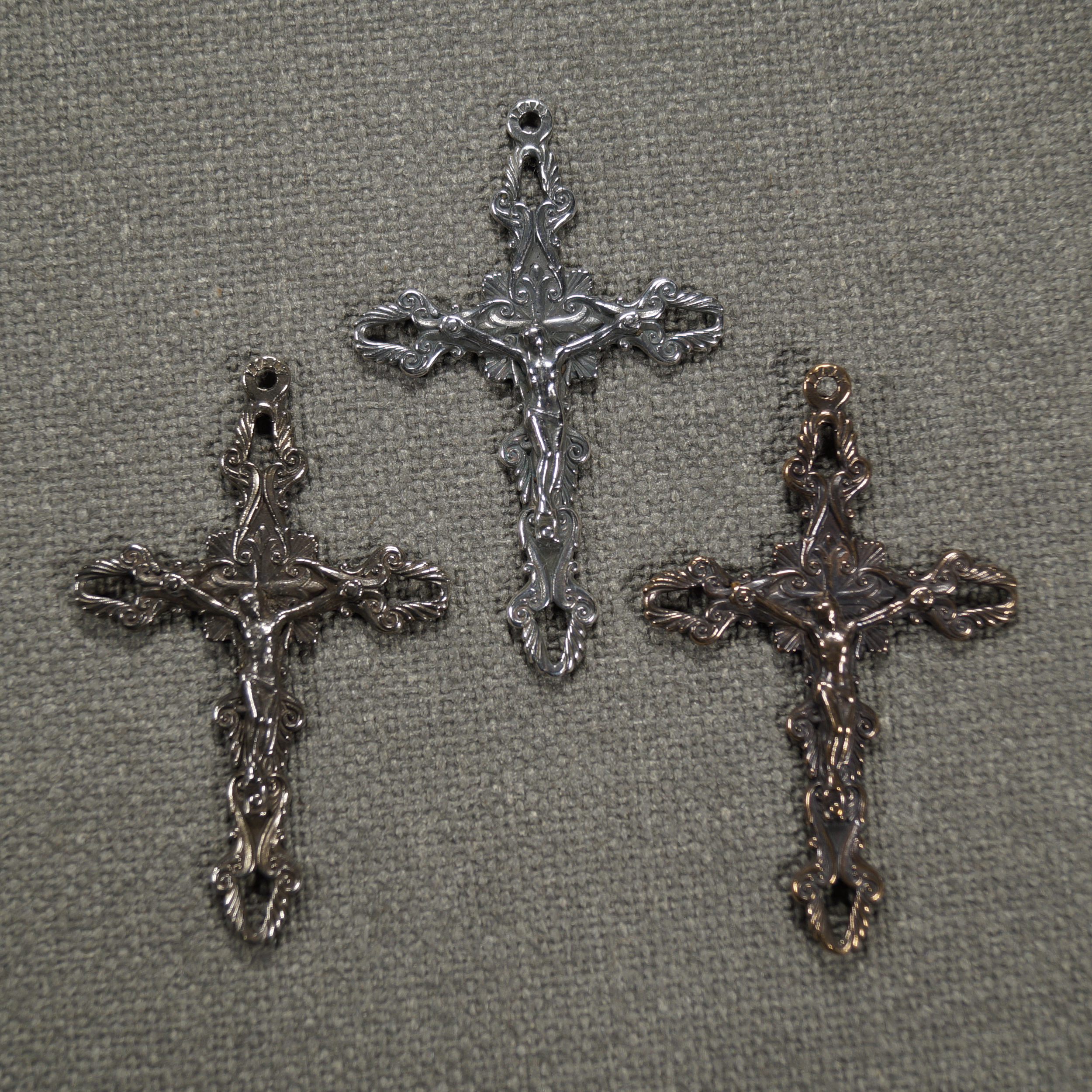 Large Feather Crucifix