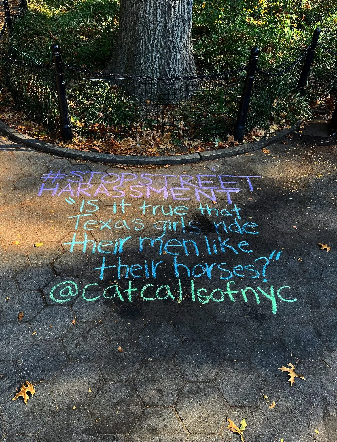 &ldquo;first off i love your account and the awareness you&rsquo;re spreading. i&rsquo;m actually not from new york i&rsquo;m from houston but i went on a school field trip to Manhattan when i was 15. we had to wear these school t shirts with a big t