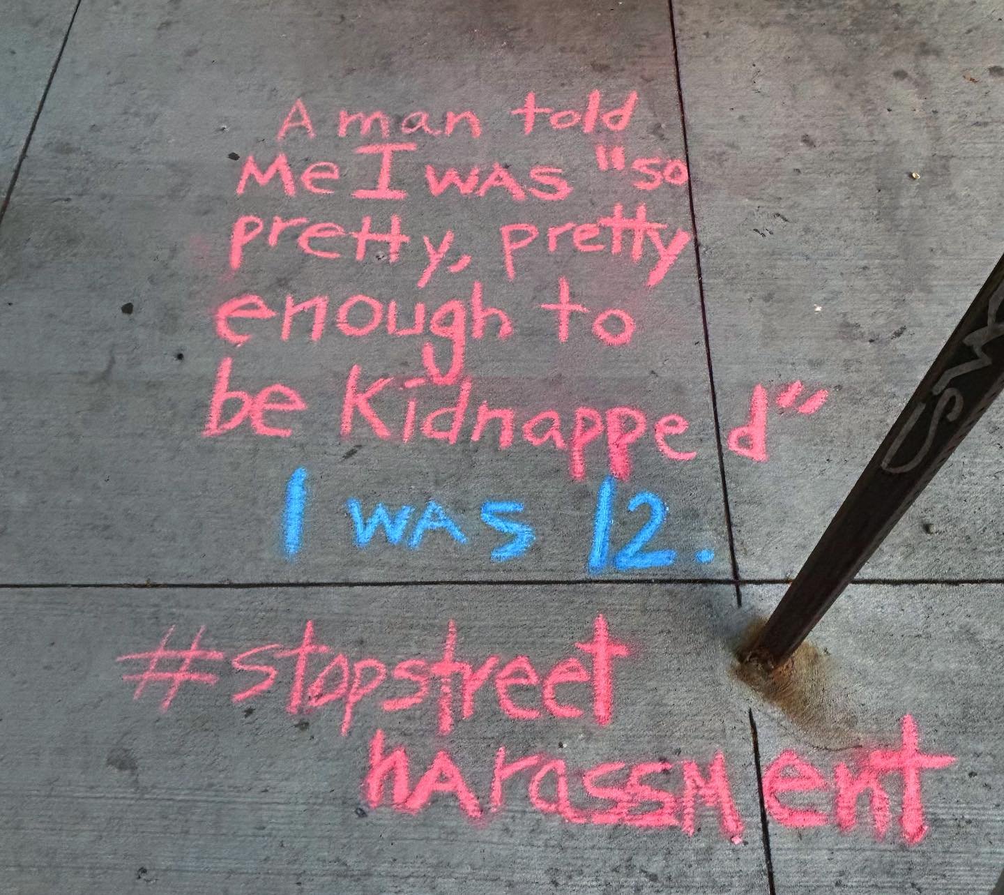 Absolutely terrifying. #stopstreetharassment