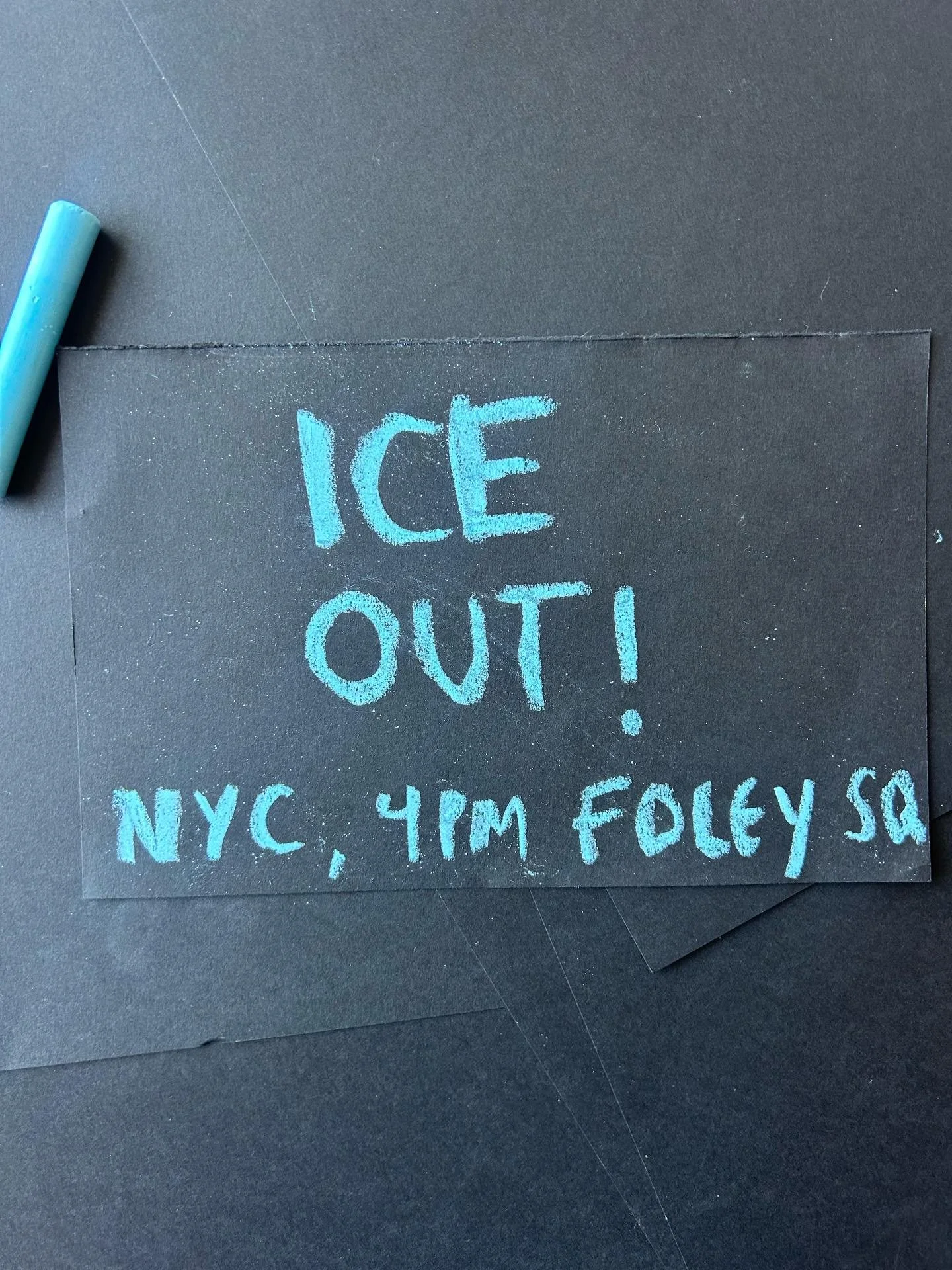 ICE OUT. NYC, Friday 4pm at Foley Square. Remembering some of the names of those killed by ICE this year: Geraldo Lunas Campos, Keith Porter, Fouad Saeed Abdulkadar, Renee Good, Alex Pretti.