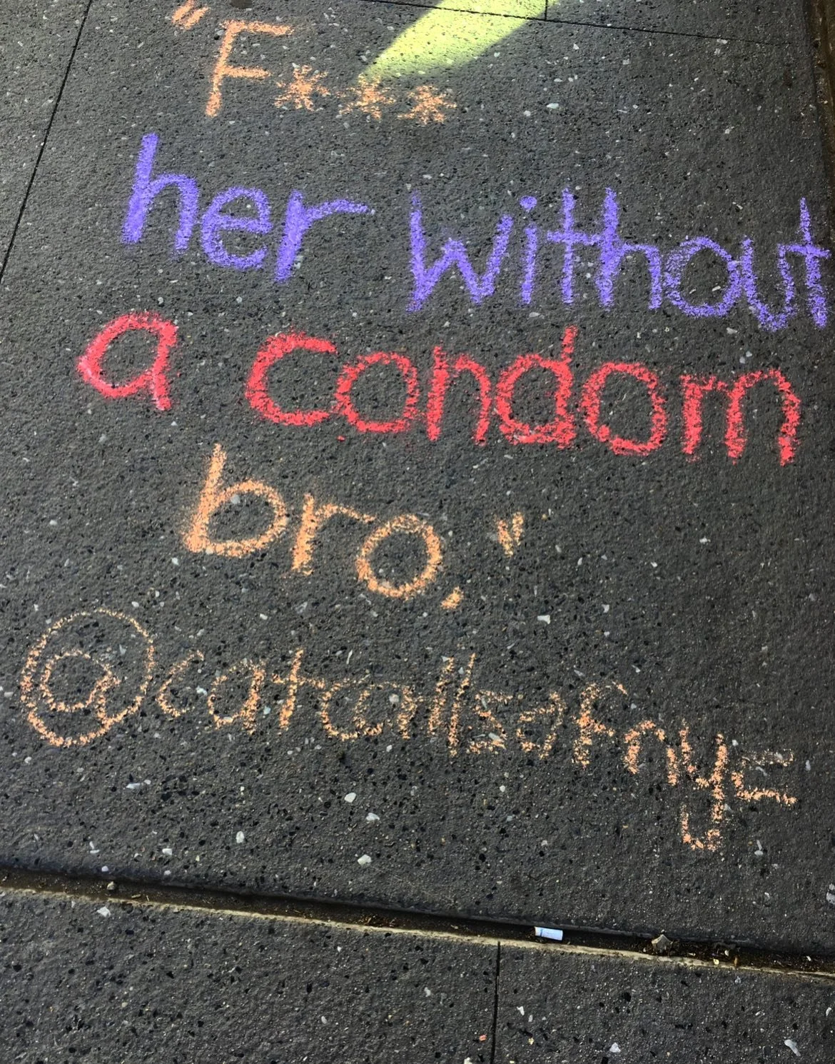 2016?? That was the year @catcallsofnyc started. Comment if you&rsquo;ve been around since the beginning ❤️ #stopstreetharassment #chalkback