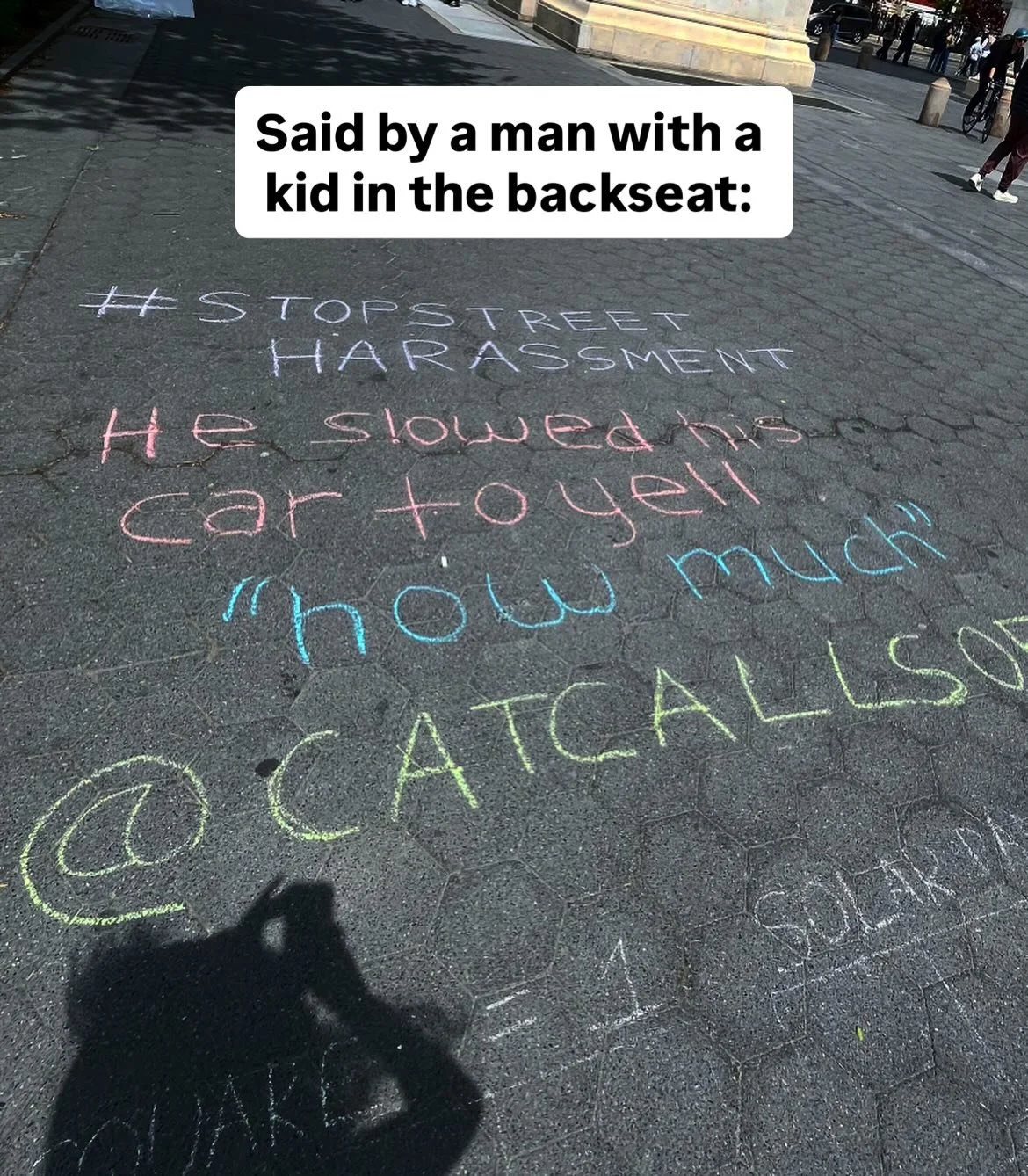 We need to be setting a better example for young boys (to say the least). #stopstreetharassment