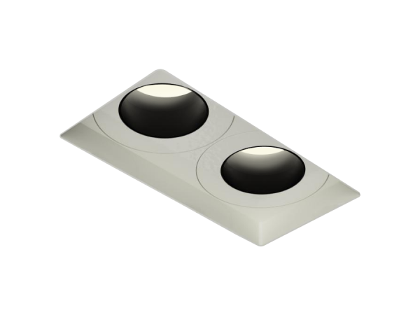 Cubitt trimless twin recessed fixed