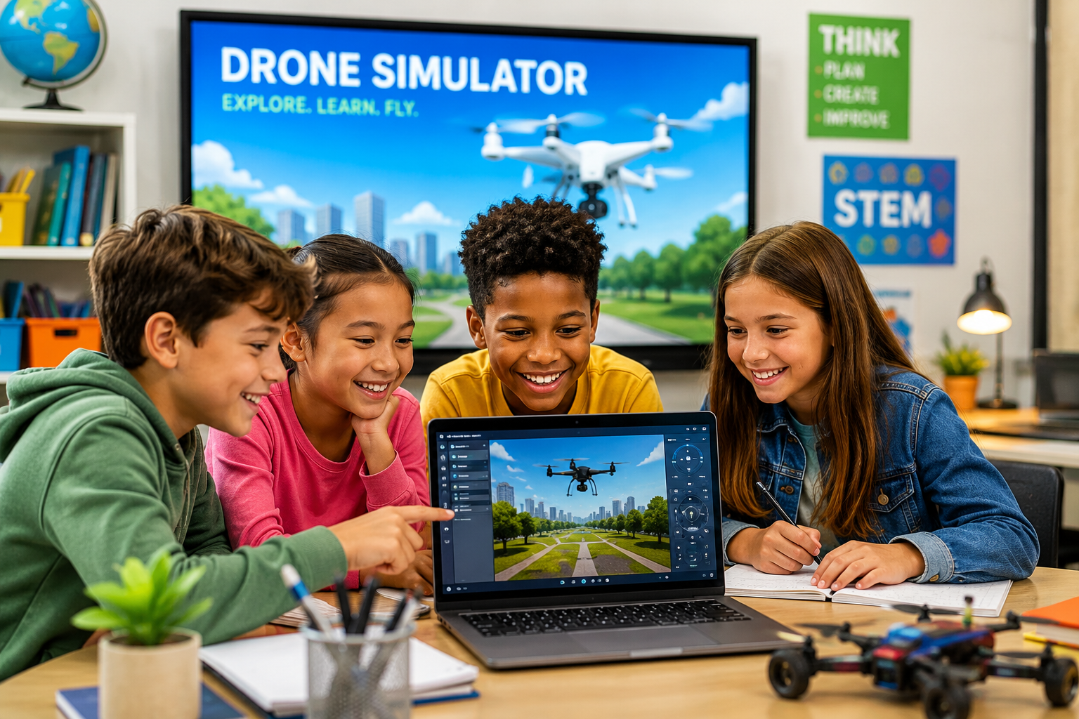 All In One | Grades 3-5 | Drones (Simulator Only)