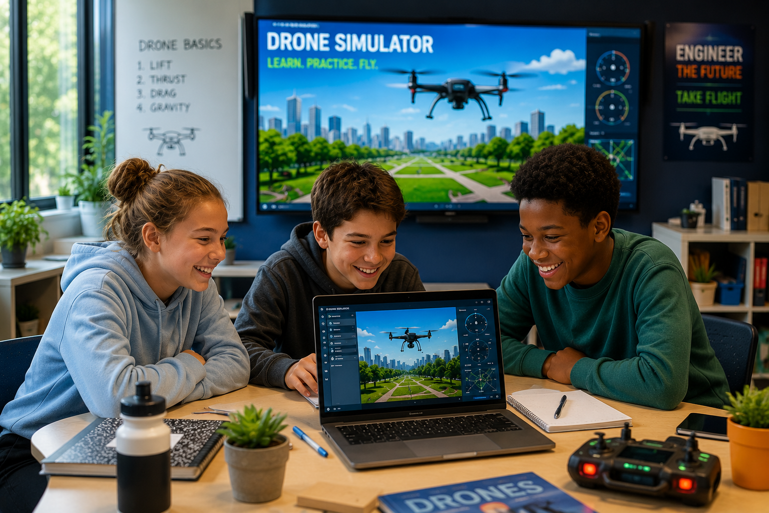 All In One | Grades 6-8 | Drones (Simulator Only)