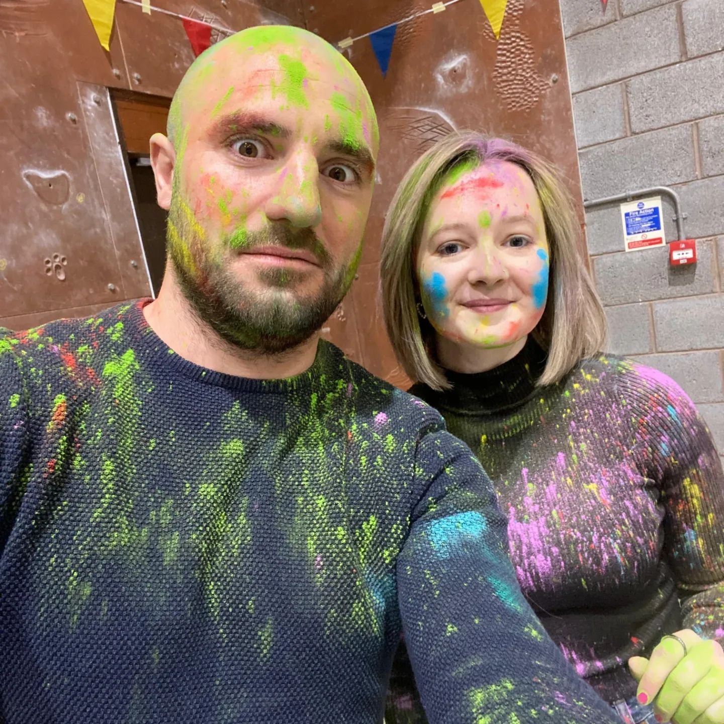 Something different for us today! So much fun! Thanks to @lalitas_indianstreetfood for organising!
Holi festival!! 
Safe to say, we got the full colour experience and loved it! 💙💚❤💛🩷
@wrekincollege 
@telfordwrekincouncil
@shropshirestar
@waller_m