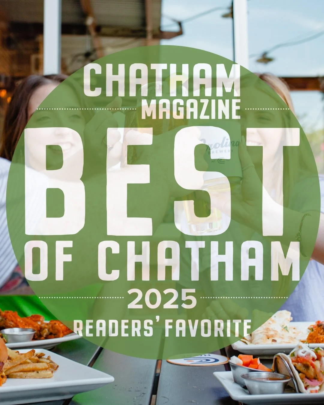 Thank you Chatham &amp; Chapel Hill!

Best of Chatham 2025
🎖️Best Place for a Beer
🎖️Best Burger &amp; Fries
🎖️Best Craft Beverage Producer
🎖️Best Kid-Friendly Restaurant
🎖️Best Dog- Friendly Patio
🎖️Best Outdoor Dining
🎖️Best Place to Watch t