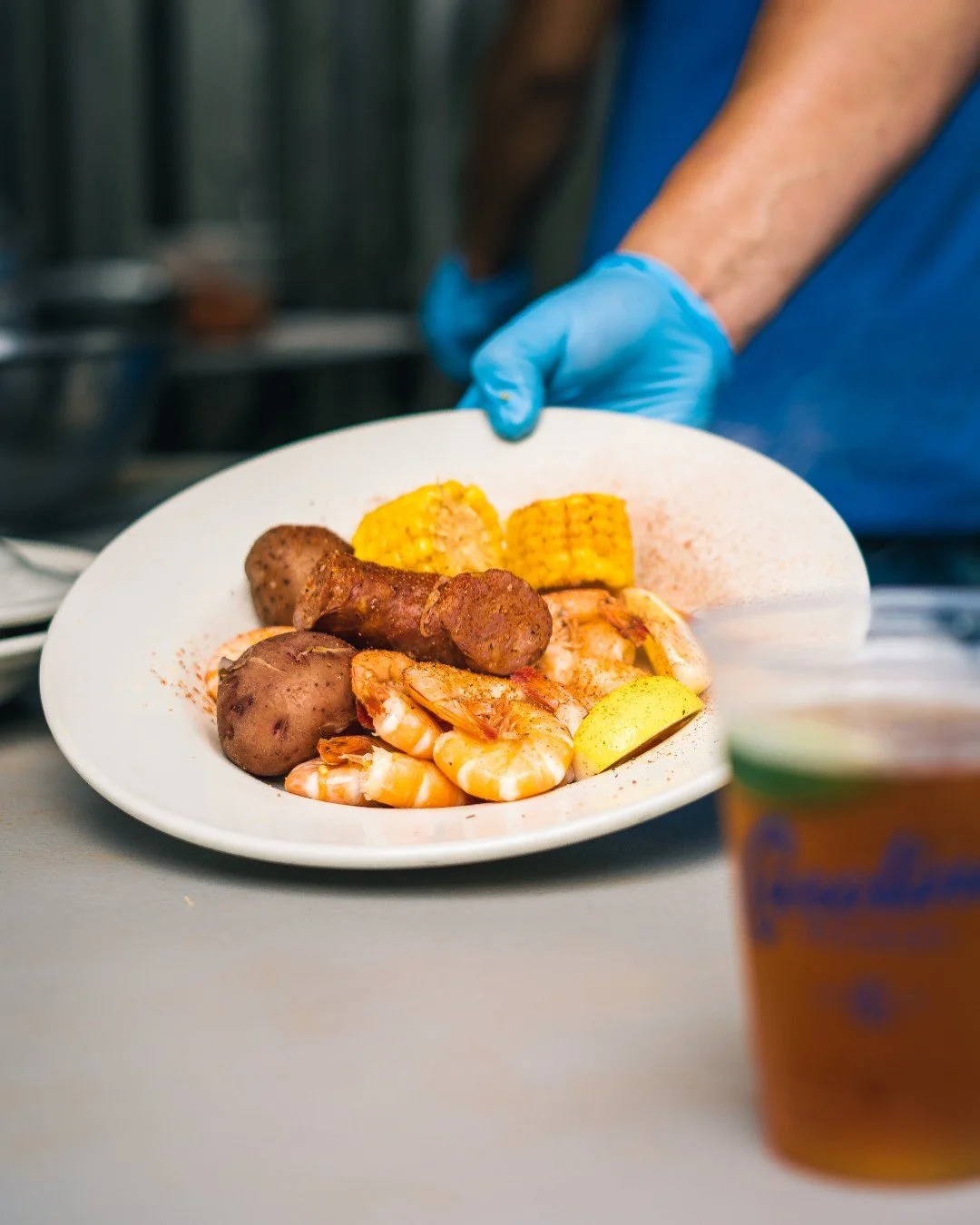 Rain maybe forecasted all day long but we're still plating up delicious Royal Red Shrimp Boils in Pittsboro.🦐Who's In? 

🦐  Boil | 12pm-8pm
🎶 Patio Music | Cancelled 
🏈 Watch the Games with us

Don't forget to try our new Shrimp Burger! 
.
.
.
#p