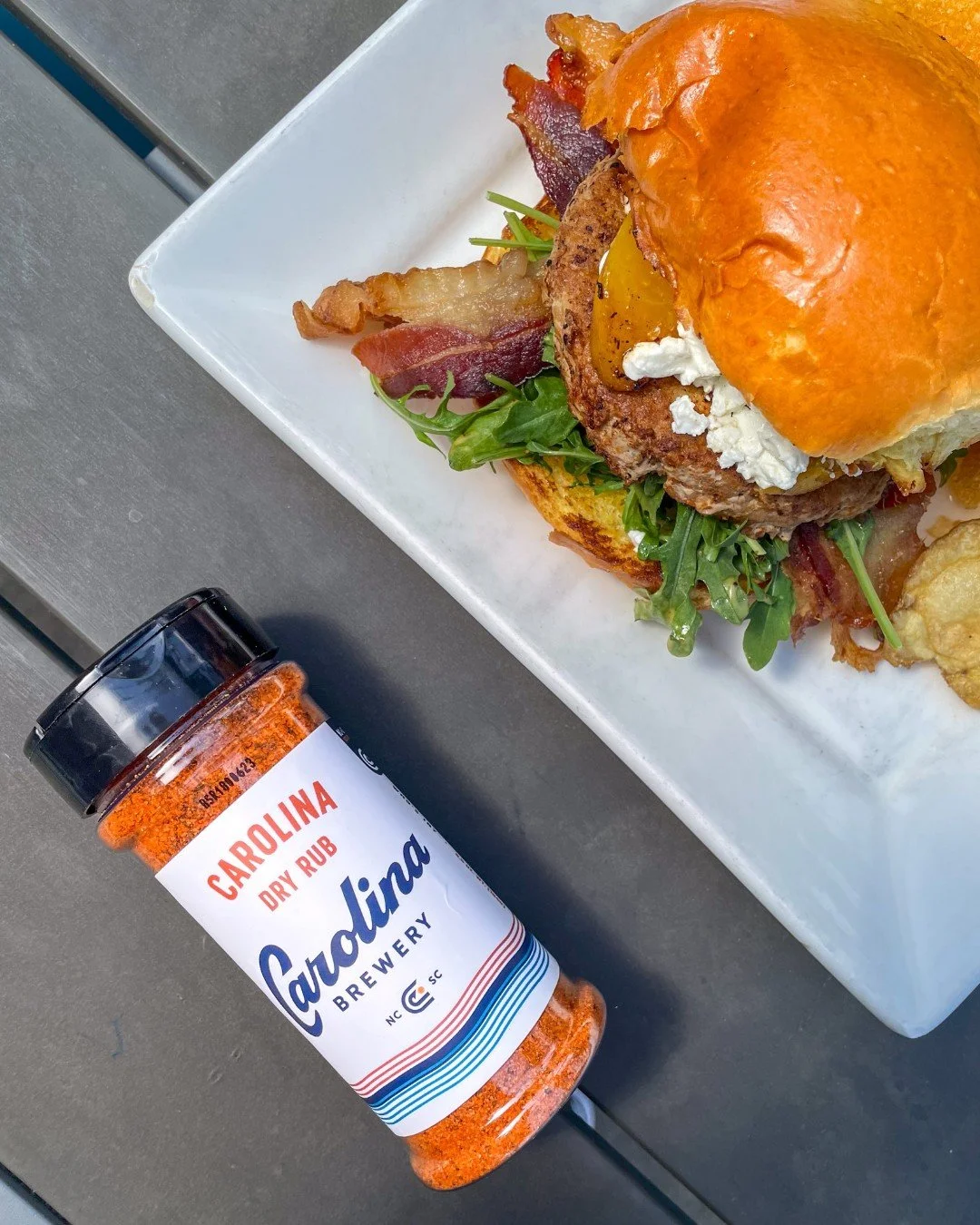 Our Carolina Dry Rub is an all-in-one blend of salt, sugar, and spices that earned Carolina BBQ its legendary reputation for flavor. Next time you fire up the grill for burger, try seasoning your burger patties with Carolina Dry Rub.

Looking for som