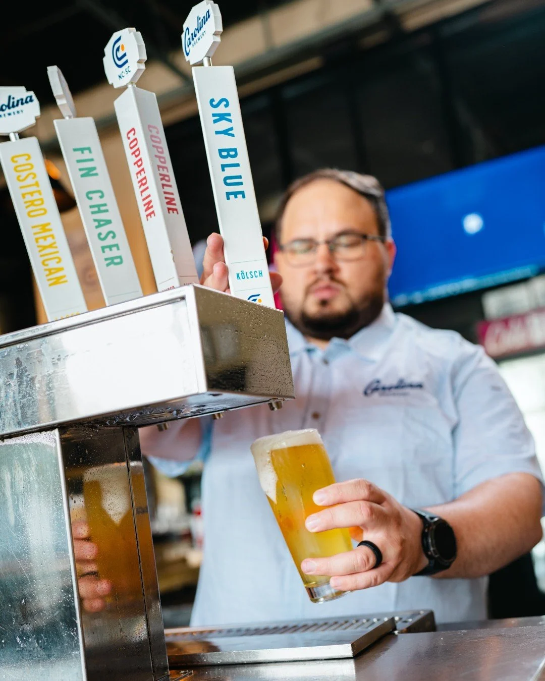 This beer's for you!  Whether you're watching baseball, soccer, basketball, or hockey- there is no better way to watch the game than with a cold beer in hand.

Who's In?