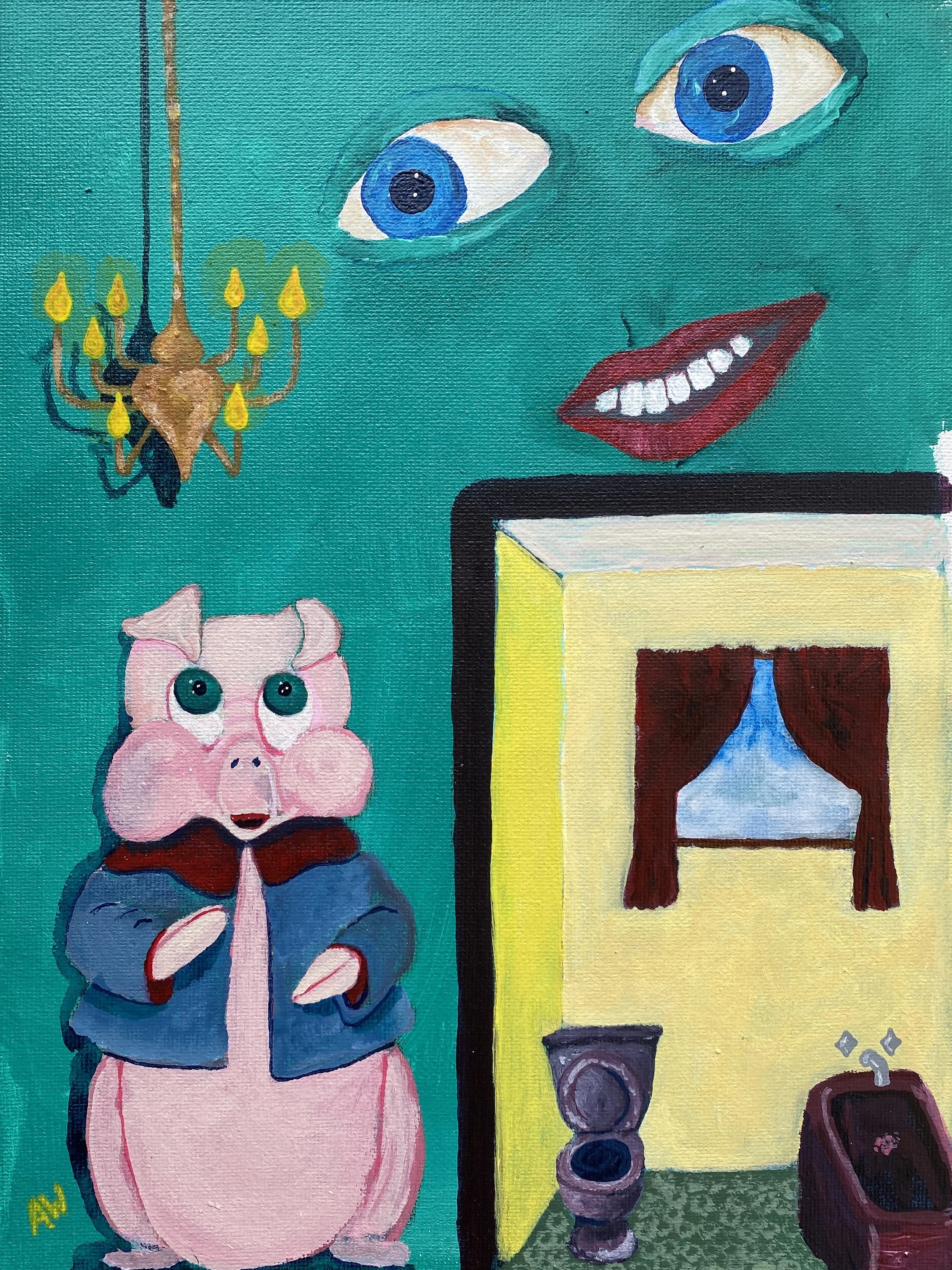 “Light Switch”, 2026. Acrylic on Canvas