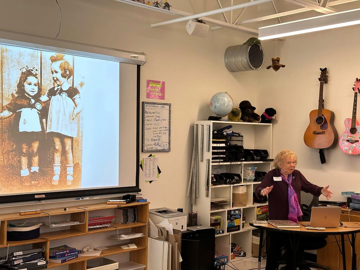 Our 7th and 8th graders were honored by a visit from Henia &ldquo;Henny&rdquo; Lewis, a Holocaust survivor who was smuggled, along with her sister, from a Lithuanian ghetto as a young Jewish girl. Henny shared her incredible story to a rapt audience 