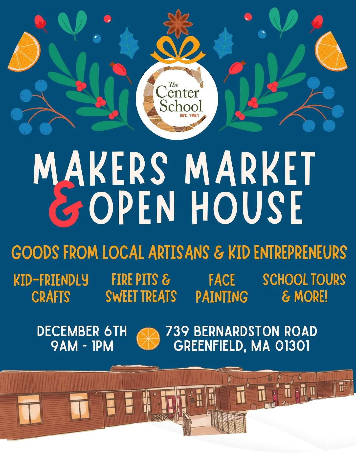 Join us for some winter fun on Saturday, December 6th at our Makers Market &amp; Open House! ❄️

Here&rsquo;s what&rsquo;s in store:

⭐️ A Makers Market featuring local artisans and kid entrepreneurs
⭐️Make-and-take crafts, including build-your-own f