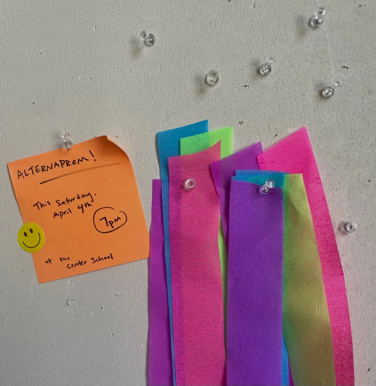 Streamers: check. Excitement: through the roof. 
How are you prepping for Alternaprom?