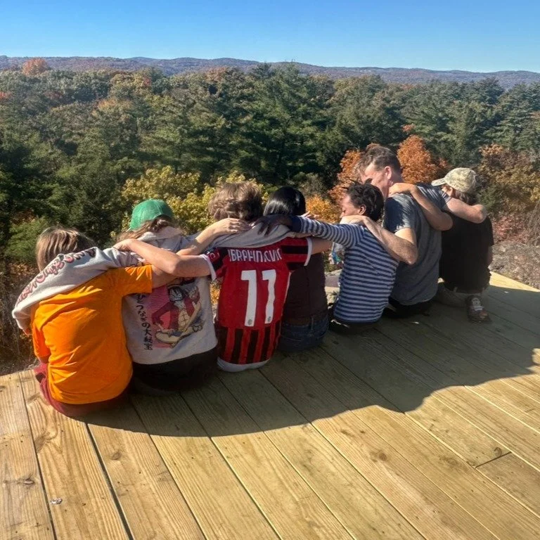 Last week, our 7th/8th grade students returned to Sachem's Head to finish their work repairing this beautiful spot 💚