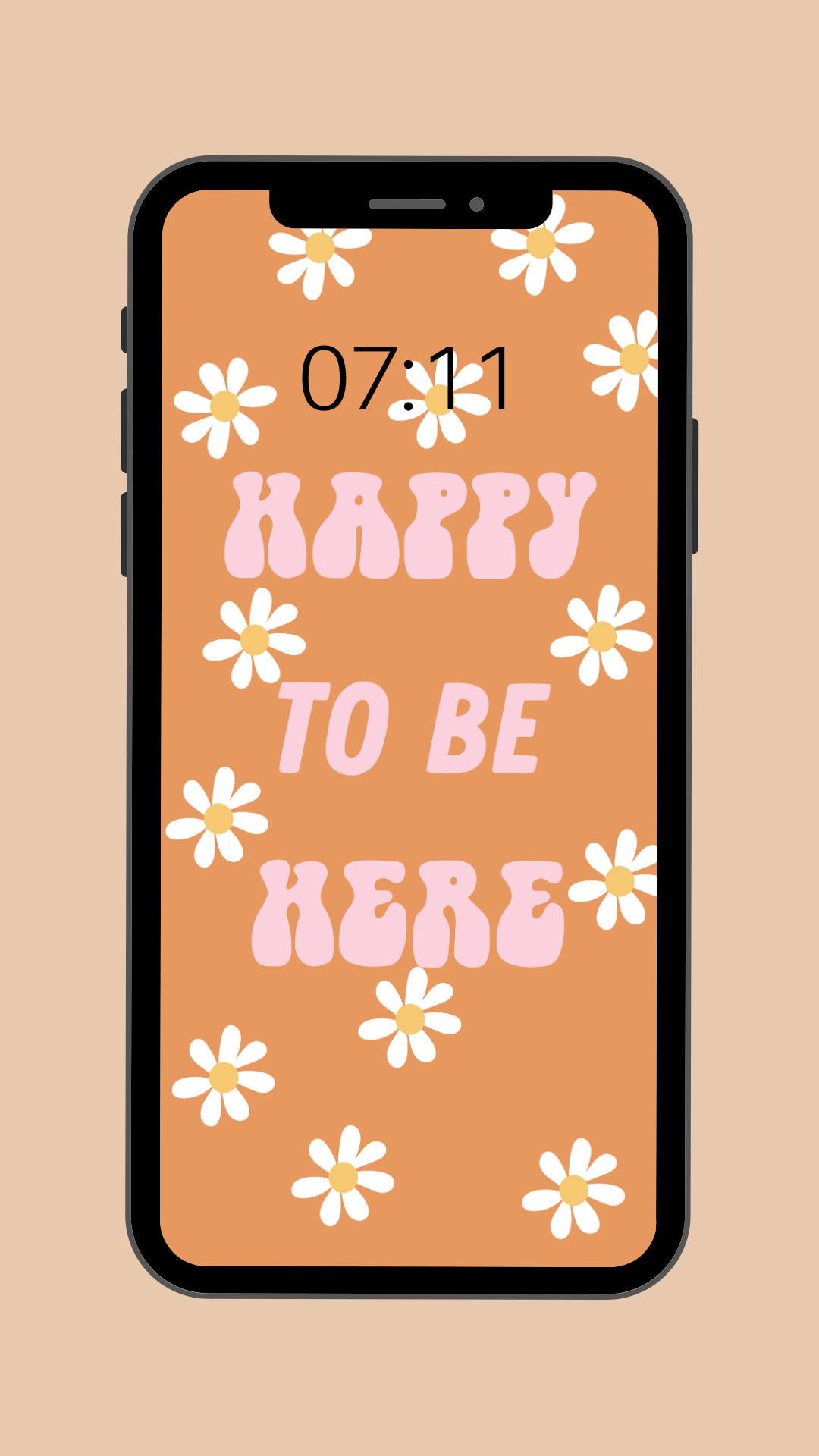 Happy To Be Here Phone Background