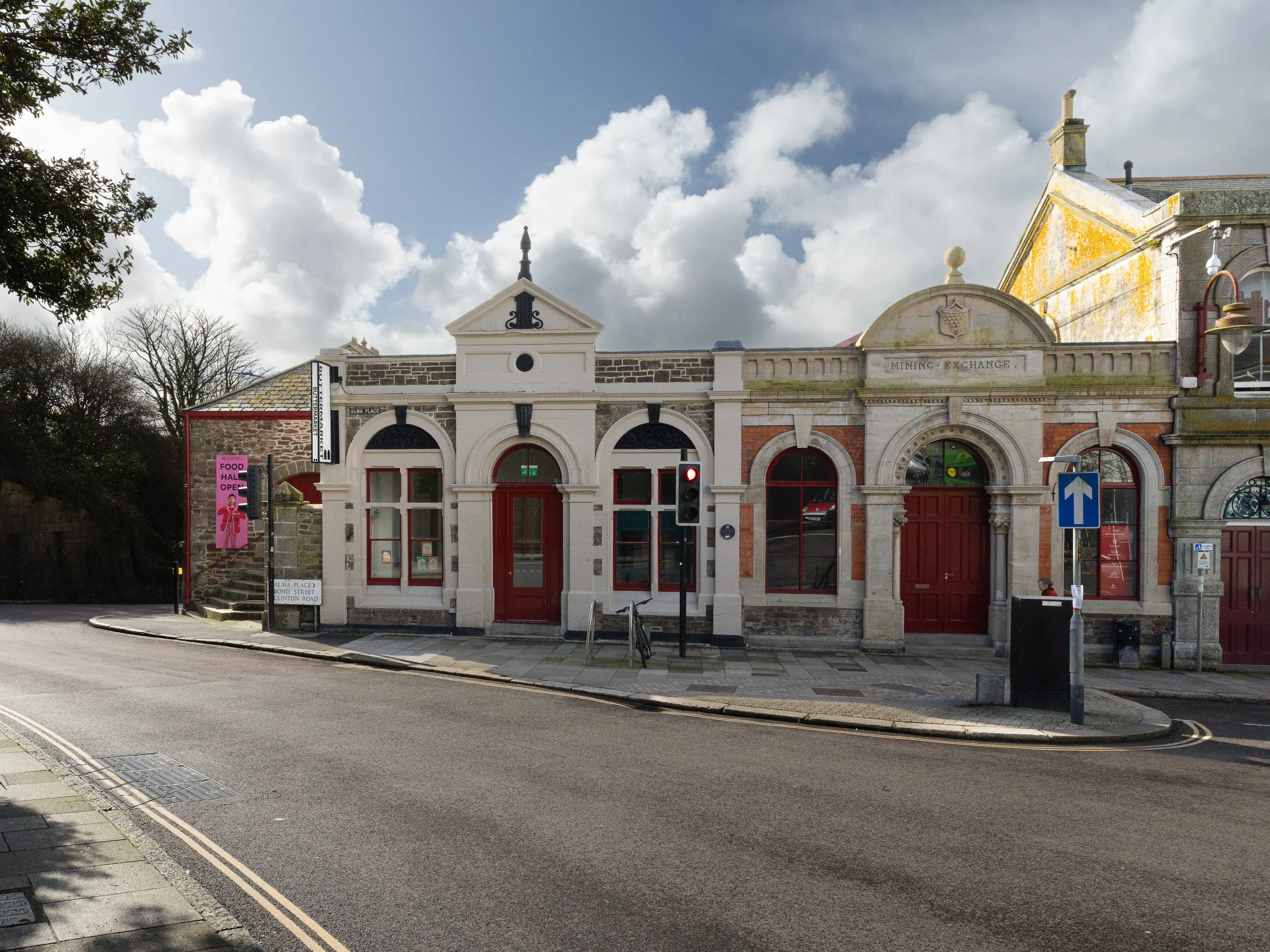 a georgian civic facade to the Buttermarket in Redruth
