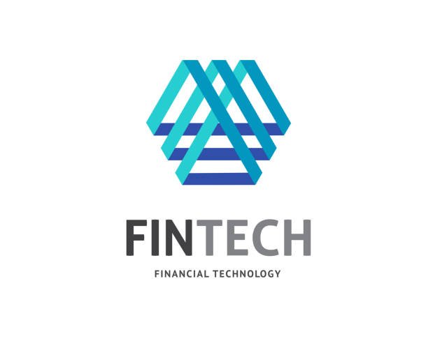  Modern  concept design for fintech and digital finance technologies 