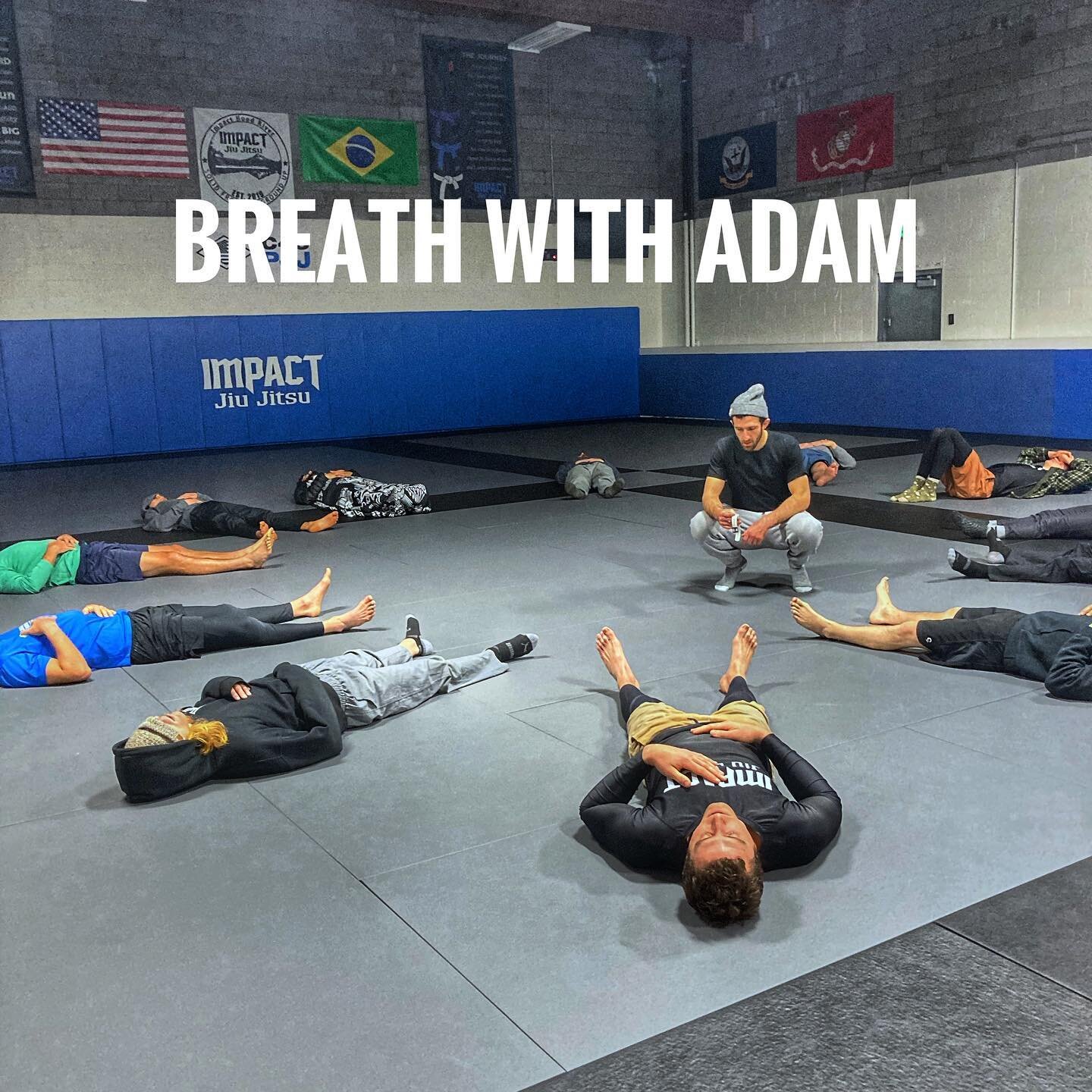 Breathe with Adam 🌬️ In this 1 hour workshop you'll experience breathwork rooted in self-empowerment to realign your mind, body &amp; spirit. 

Adam will guide you through a powerful meditative session using various breathing patterns.

Bring a mat,