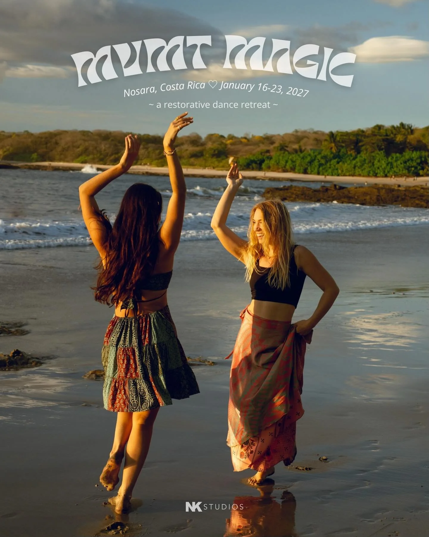 We are live! 🌞 23 spots total /// 6 remain ~ Join Nika &amp; Brandi for our annual retreat, an all-inclusive week in beautiful Nosara, Costa Rica that combines dance, yoga, and breathwork to encourage you to move fully, slow down, and reconnect with