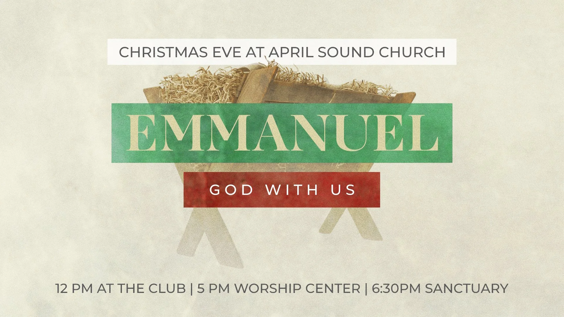 Christmas Eve Services