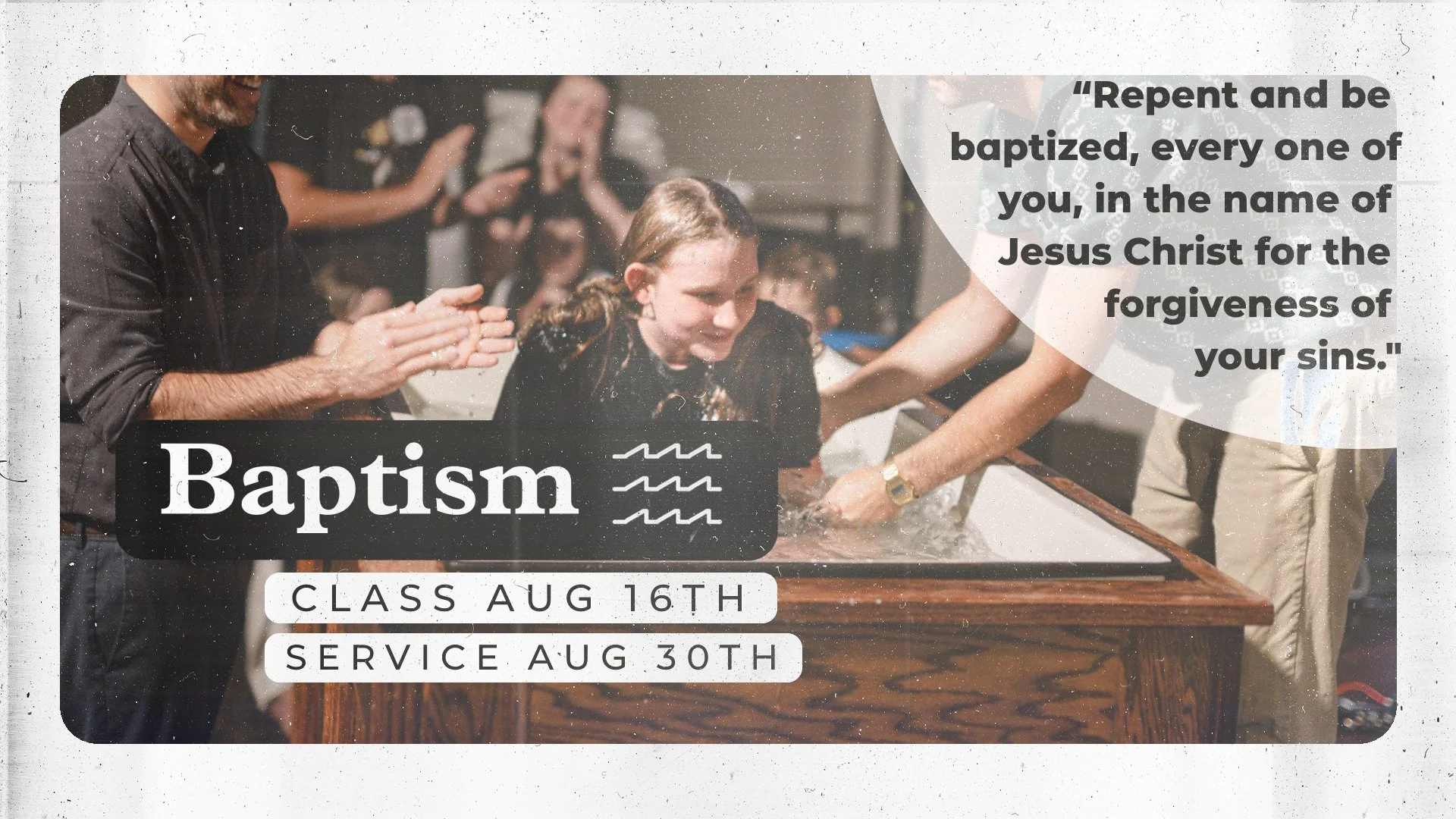 Baptism Class