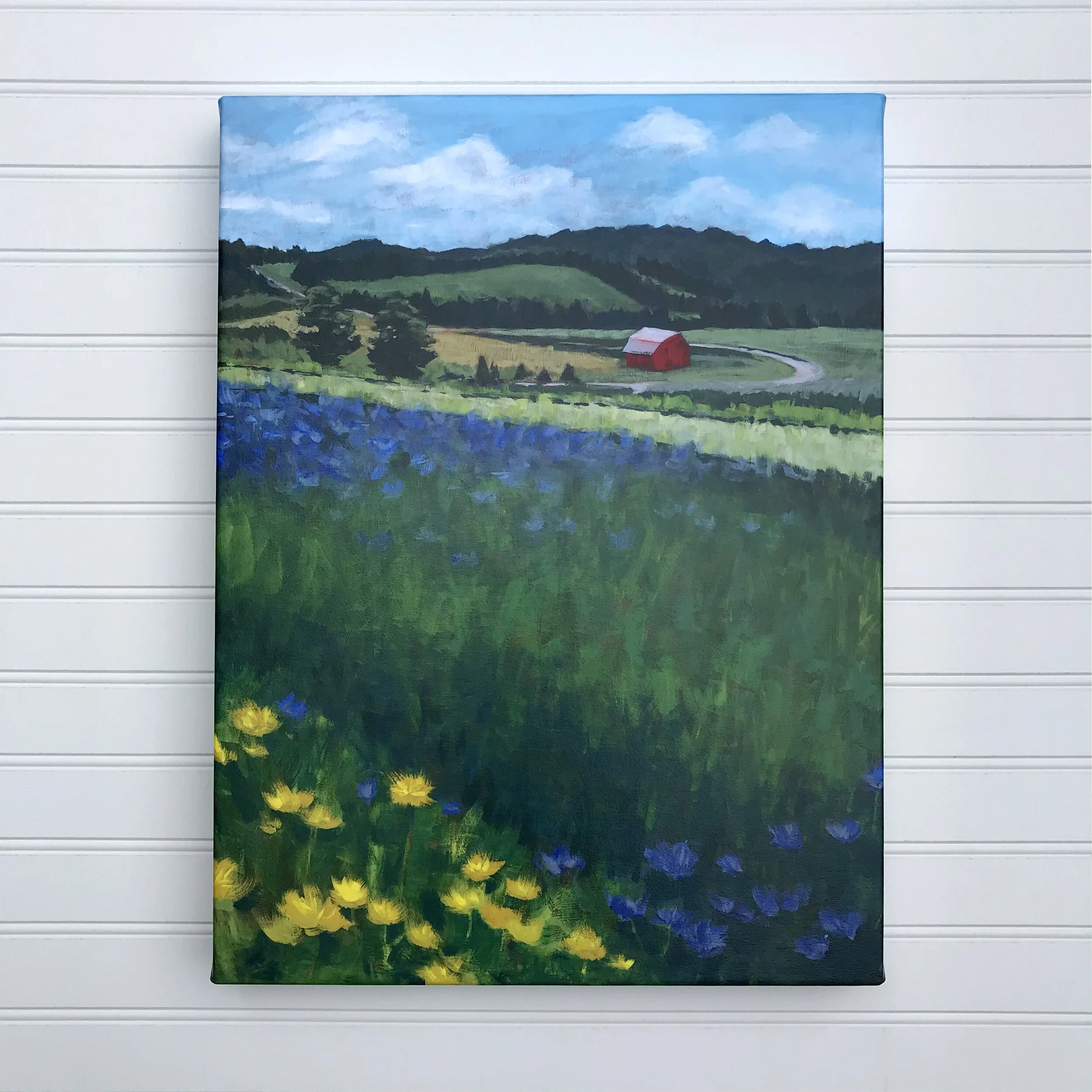 "Farm Market View" canvas print second