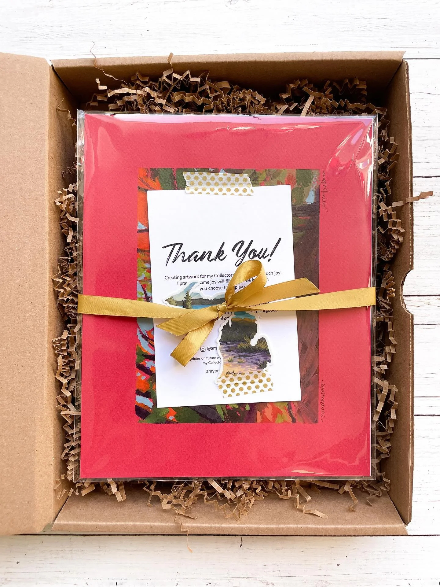 Every time I get an email saying a purchase has been made on my website I do a little happy dance. As I lovingly packed up this recent purchase today, I prayed for its recipient. I am so grateful for all of you who help make this art journey possible