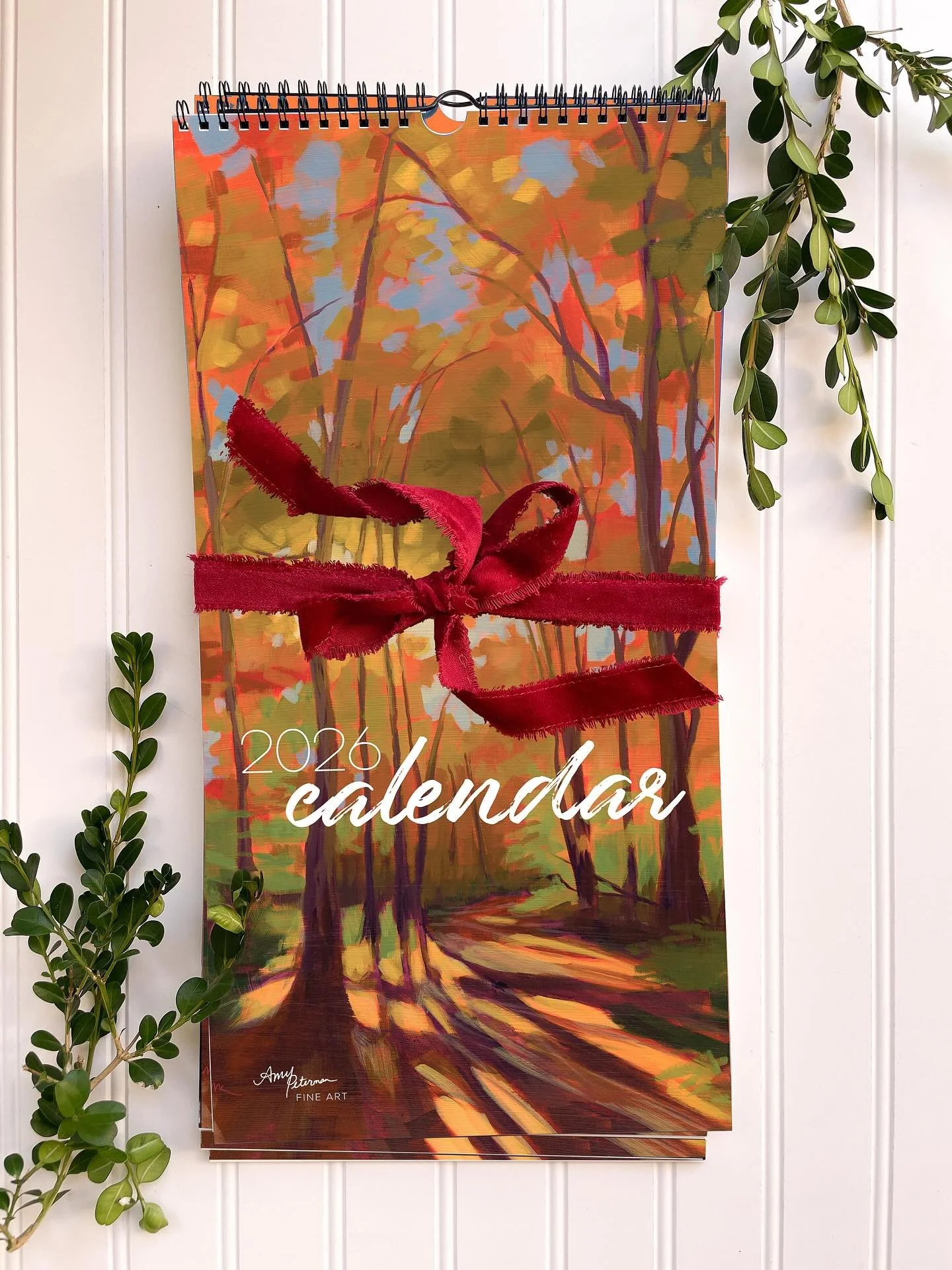Did you know I offer a calendar bundle, perfect for gift giving? You can get FIVE of my 2026 art calendars for the price of FOUR! Now available on my website and ready to ship!