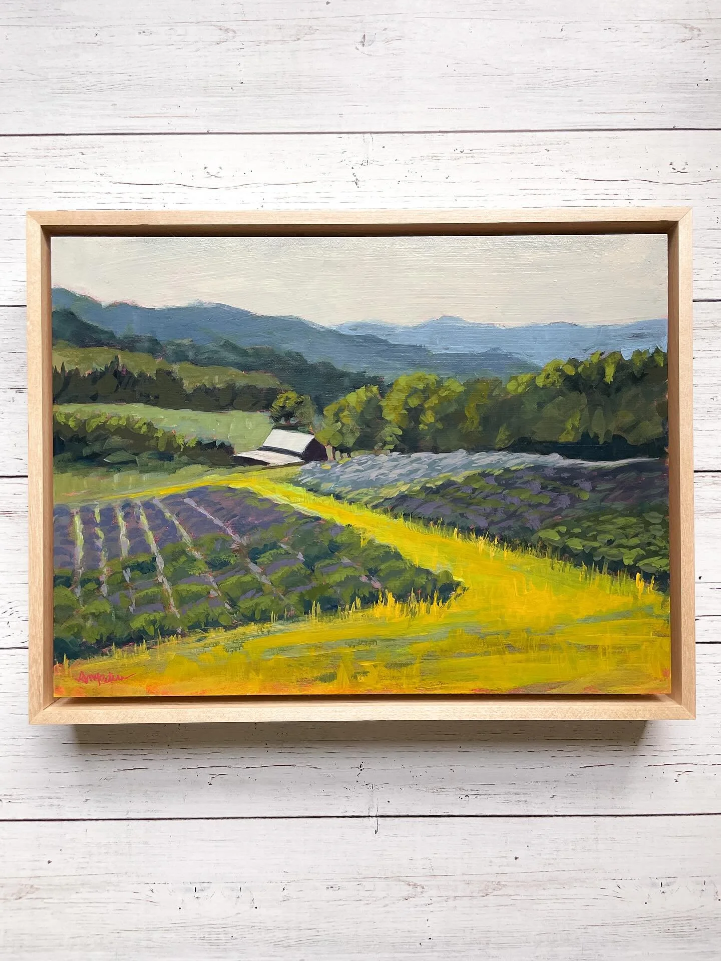 🔴 SOLD! I am so excited to learn that @somebodys_gallery recently found a home for &ldquo; Lavender Fields&rdquo;. It makes me so happy when my art makes its way to the right person. ❤️