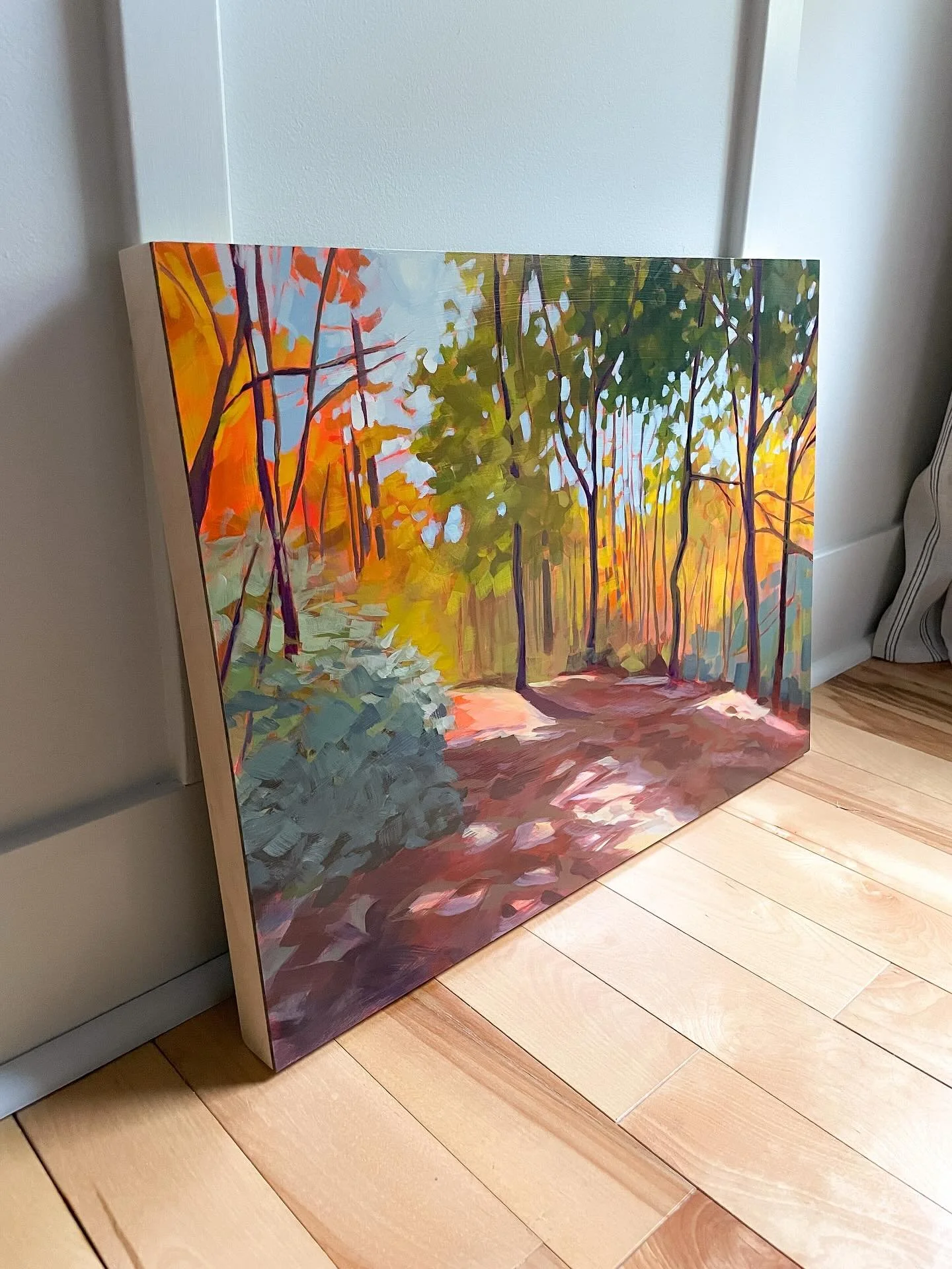 Just added to the website! ✨ it&rsquo;s bringing the fall hiking vibes!!

&ldquo;Living Color&rdquo;
18x24
Acrylic on cradled panel
Available 

#fallcolors #northernmichiganfall #northernmichiganfallcolors #fallvibes🍁 #michiganartist
