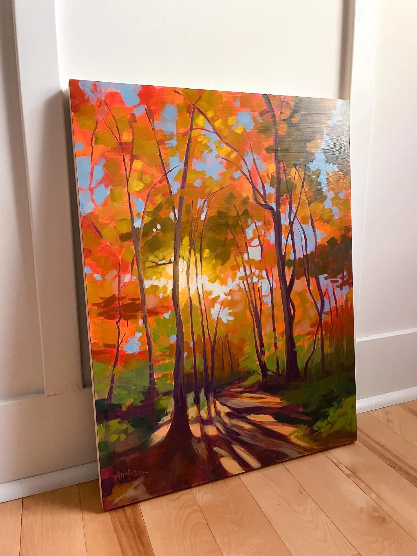 Walking through the trees with only the sound of the birds and my footsteps, slows my heart rate. The time spent on the trails is time well spent, to be in awe of God&rsquo;s creation and to let my brain reset. The woods are a sacred space. 

&ldquo;