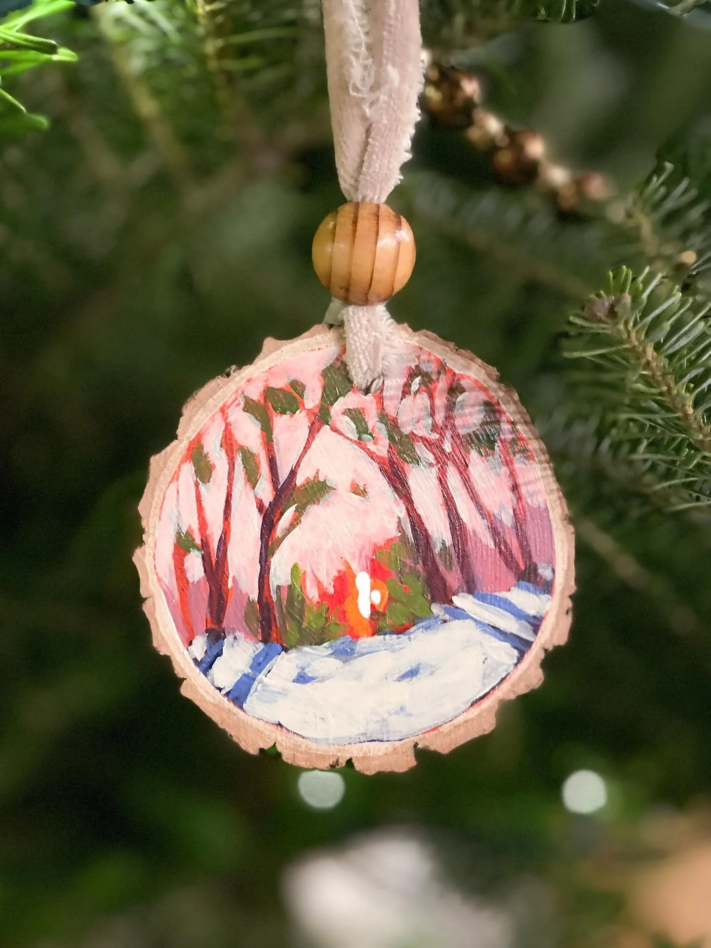 🔔 Holiday art lovers!
A handful of my hand-painted ornaments are still available online, and I&rsquo;ll be bringing some with me to the Pop-Up Holiday Art Market at Crooked Tree Arts Center in Traverse City this Saturday.
Perfect for gifting or keep