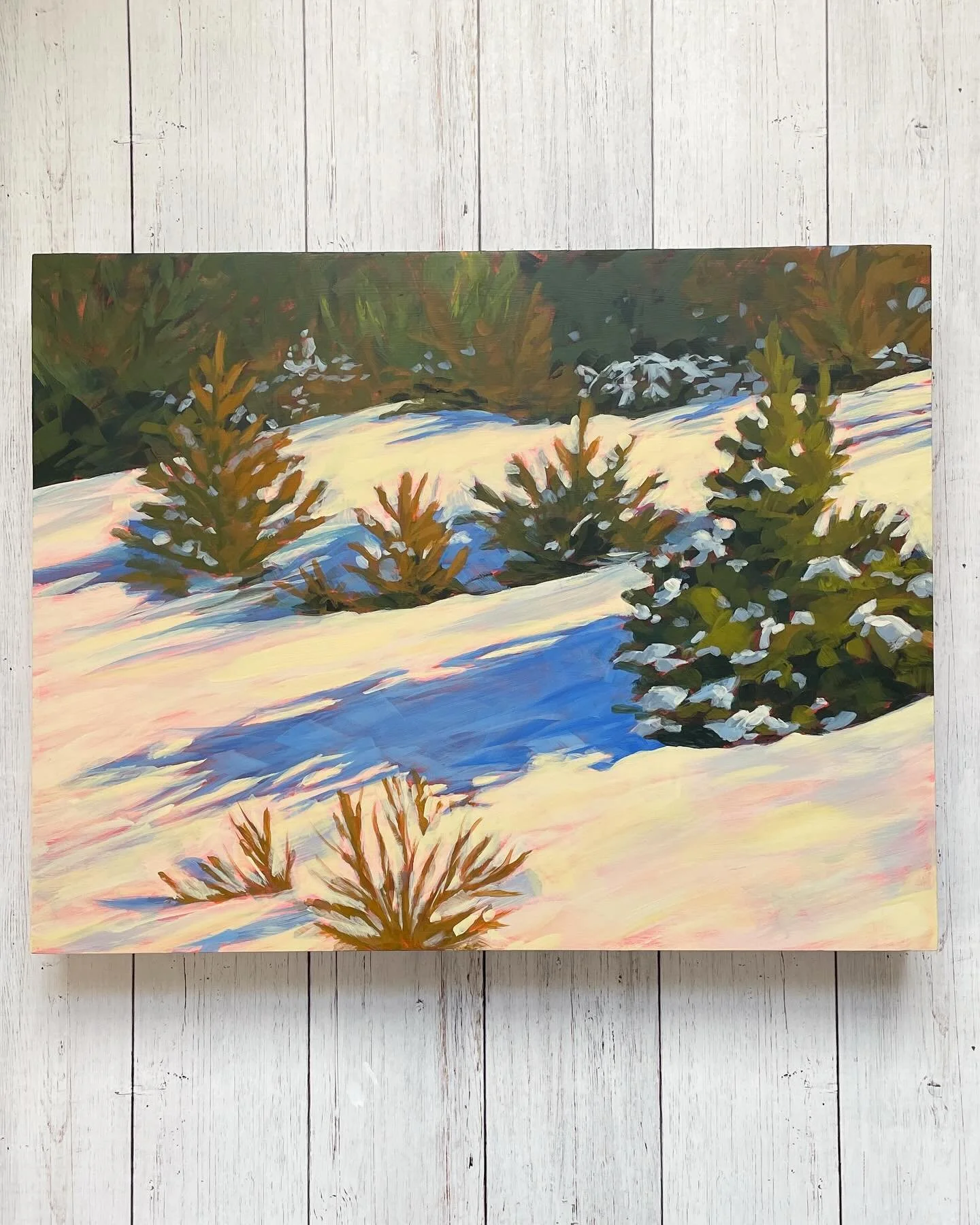 Another winter view that feels a little like spring. I&rsquo;m sure we will still get a little more snow over the next few weeks, but the days are getting longer and before we know it, the tulips will be popping. The snow is still here but the birds 